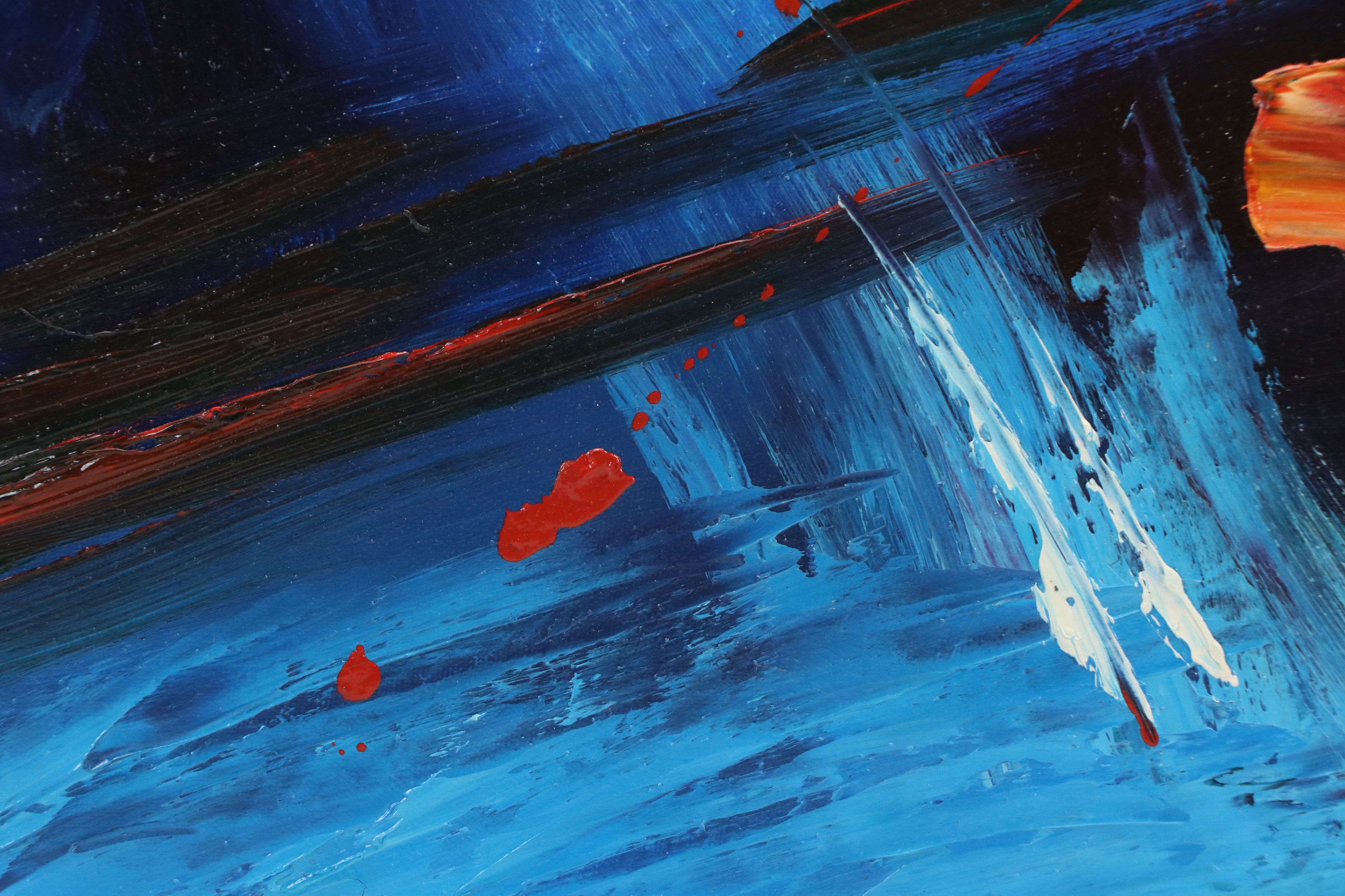 Abstract Acrylic Painting, Circa 2010