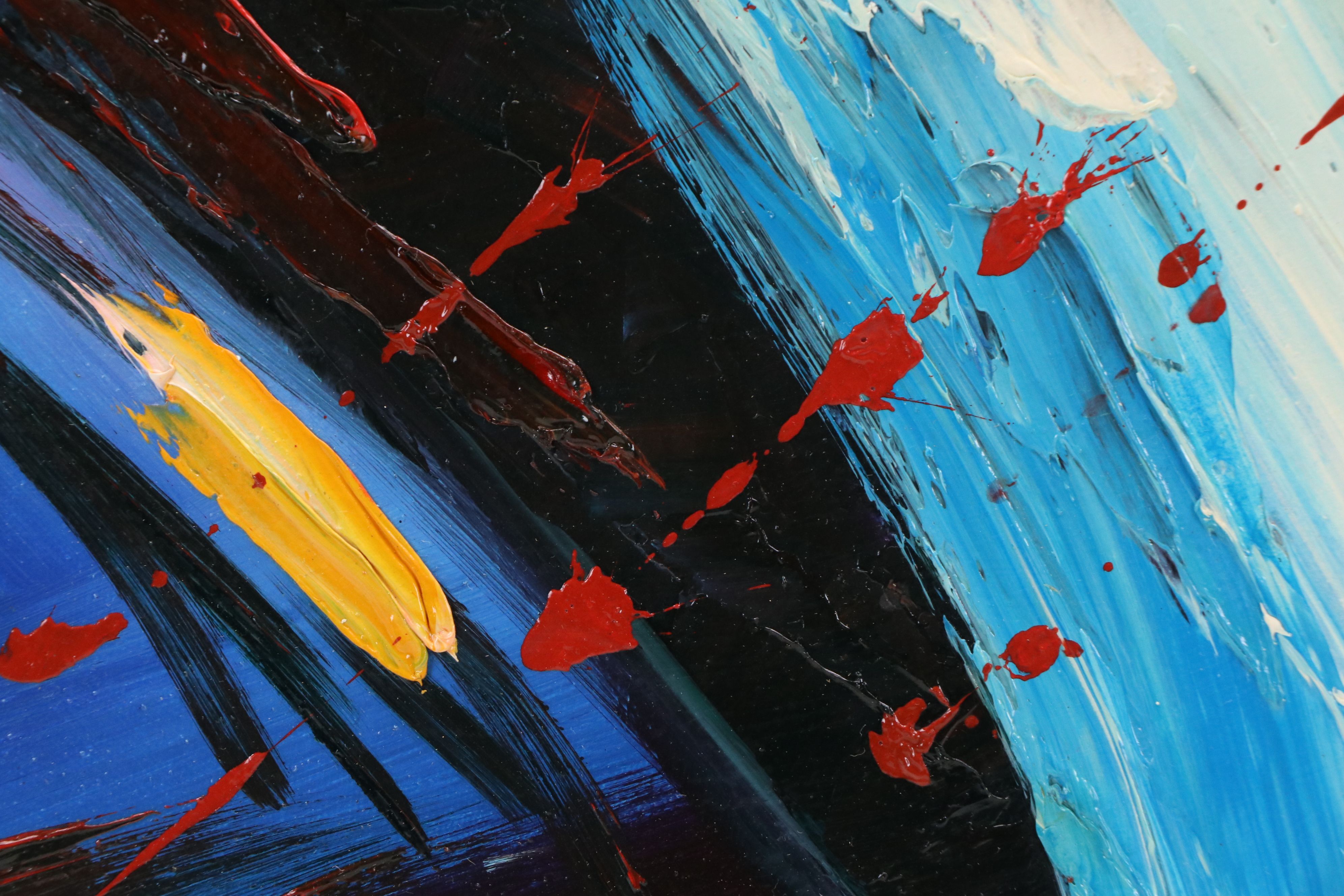 Abstract Acrylic Painting, Circa 2010