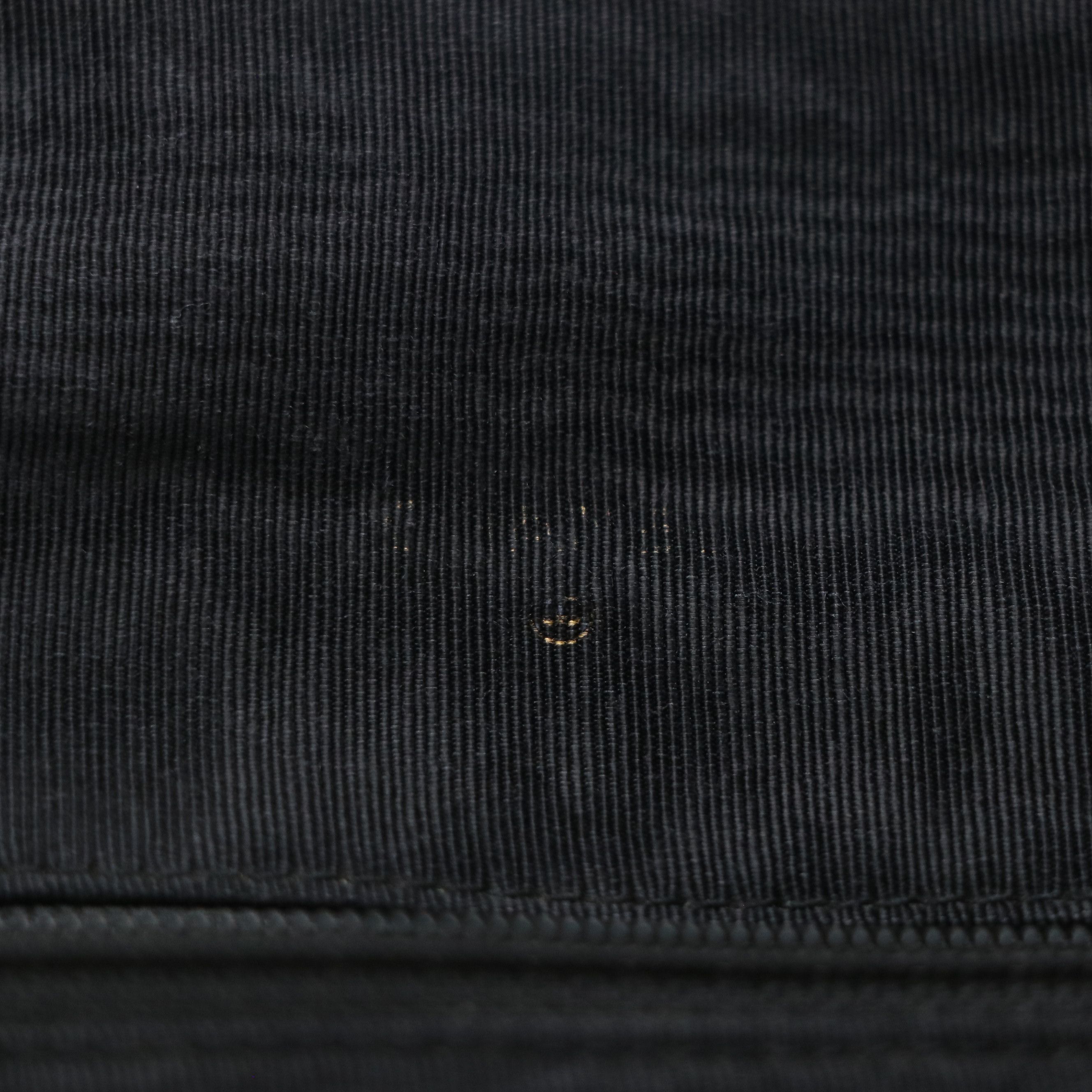 Chanel Vintage Top Handle Bag in Black Diamond-Stitched Lambskin Leather