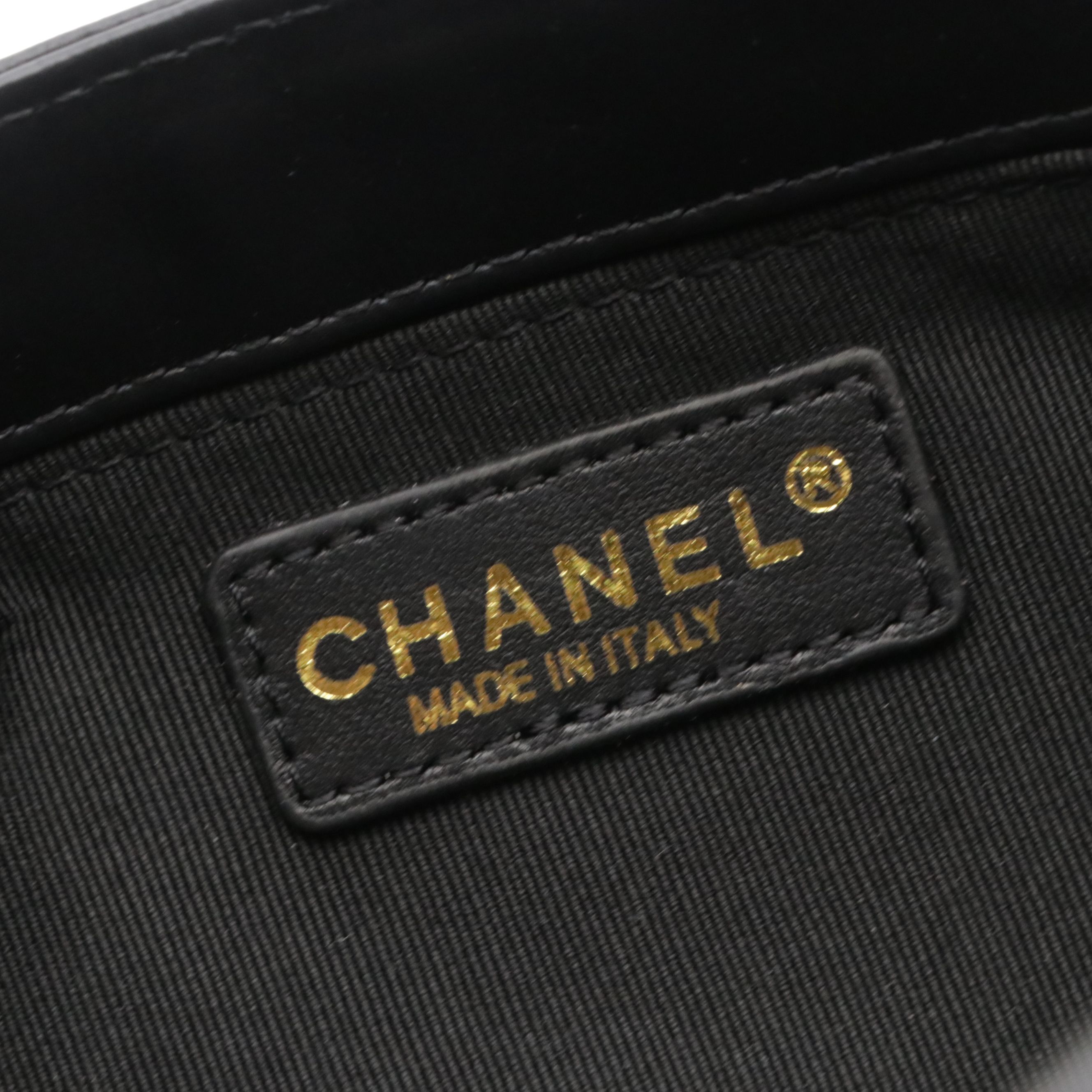 Chanel Lucky Charms Chain Strap Flap Clutch in Black Quilted Calfskin Leather