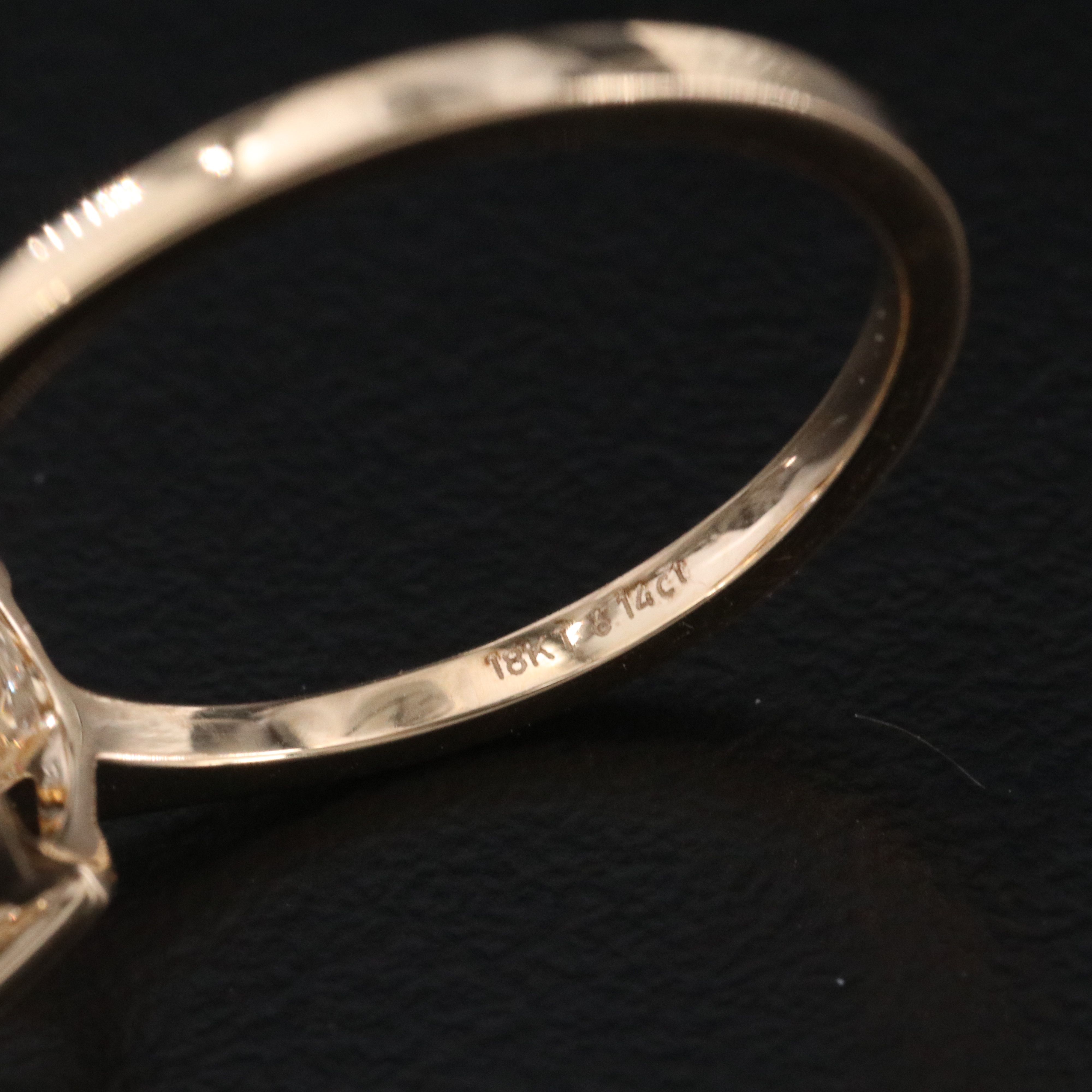 18K 6.14 CT Lab Grown Diamond Solitaire Ring with IGI Report