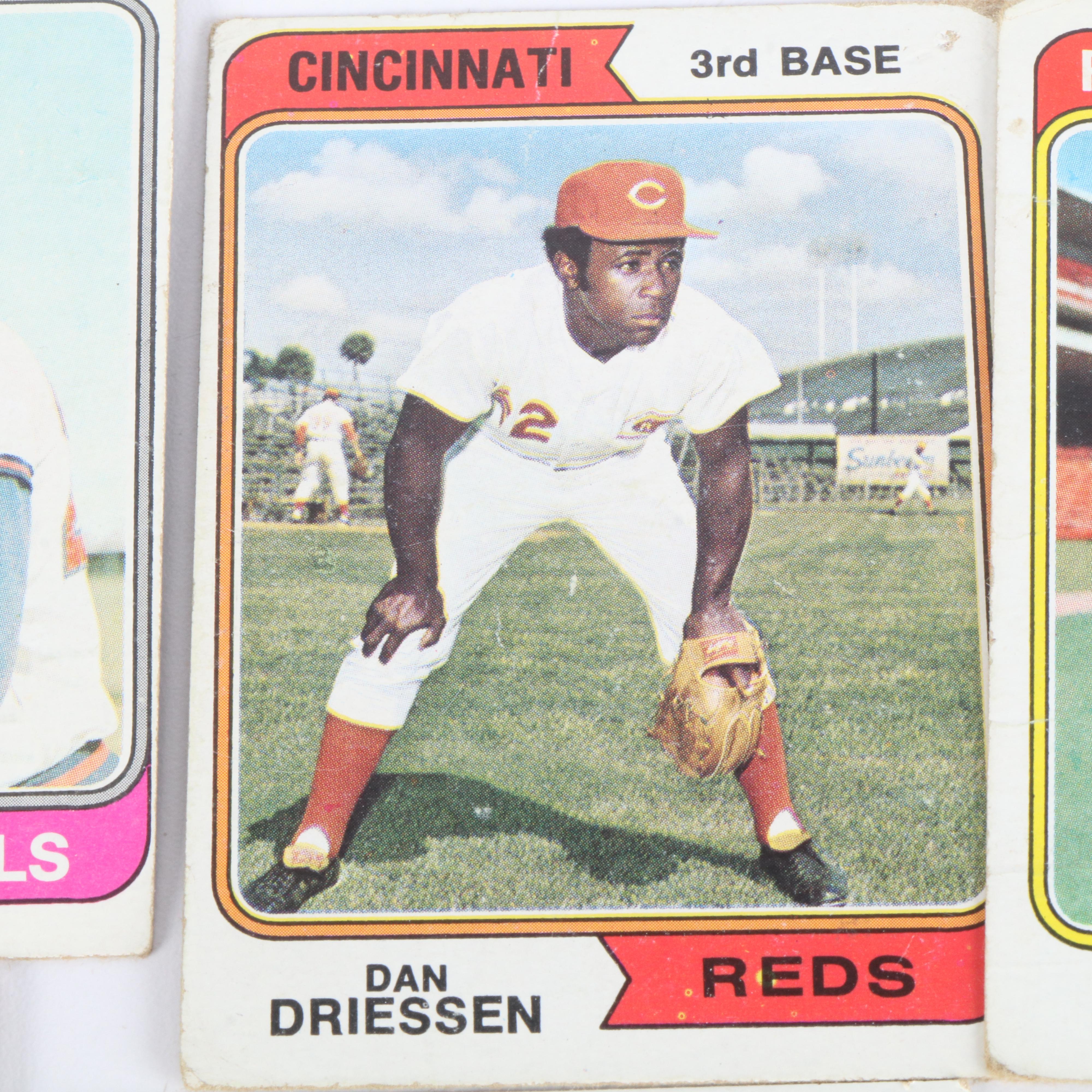 Collection of 1974 and 1975 Topps Baseball Cards