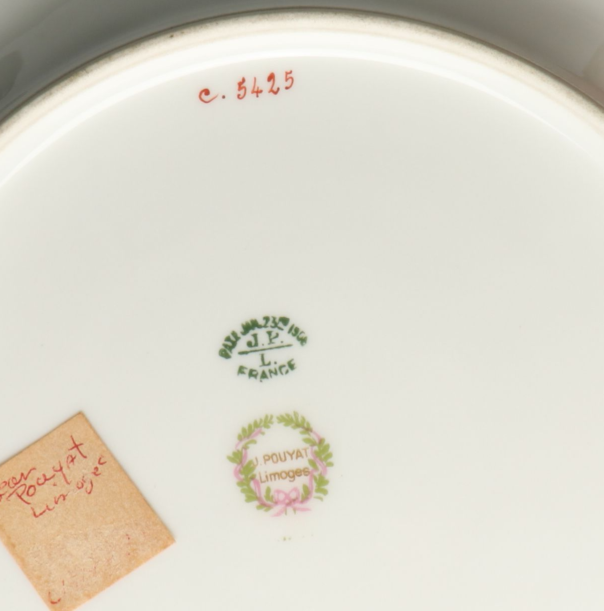 Limoges with Other European Style Porcelain Cabinet Plates