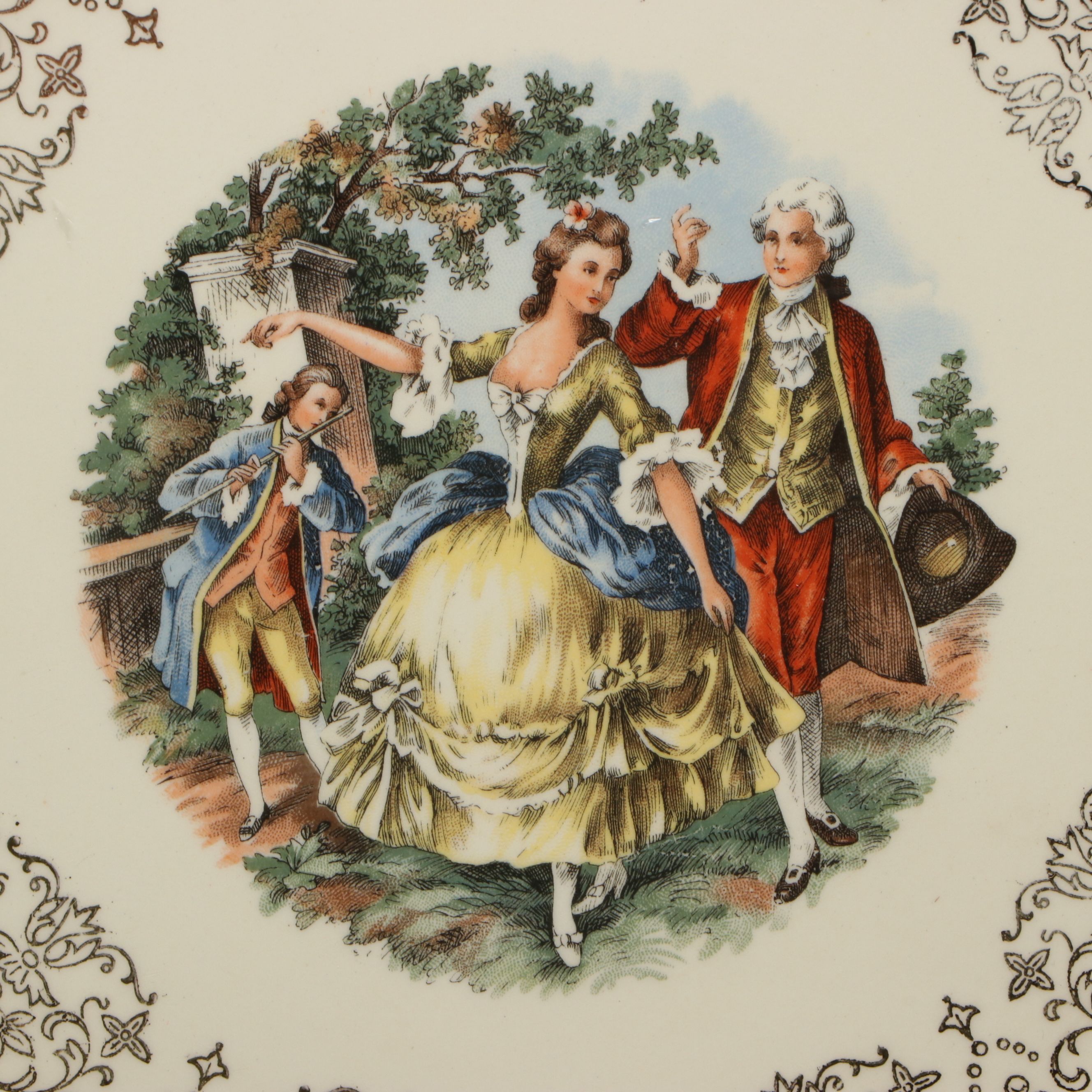 Limoges with Other European Style Porcelain Cabinet Plates