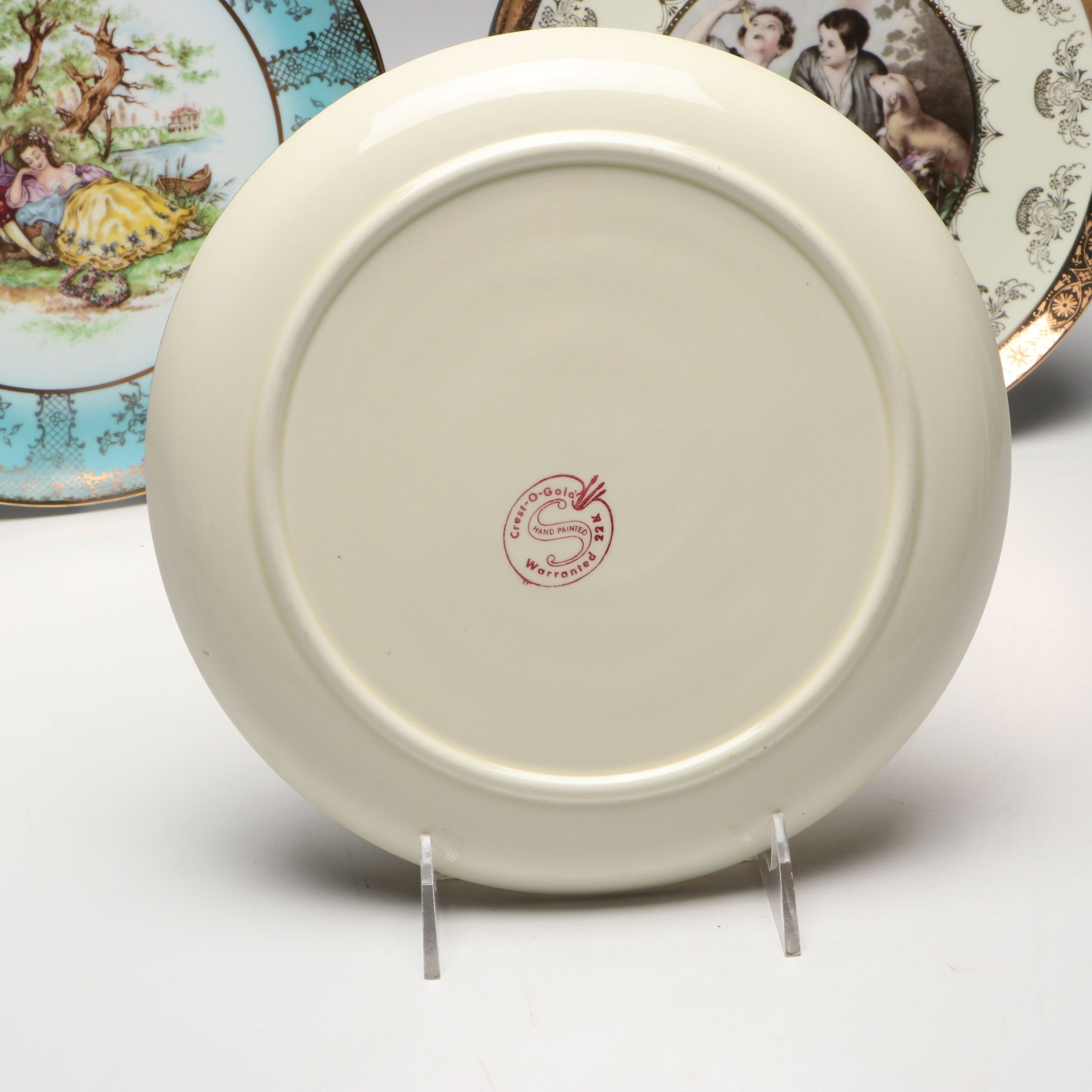 Limoges with Other European Style Porcelain Cabinet Plates