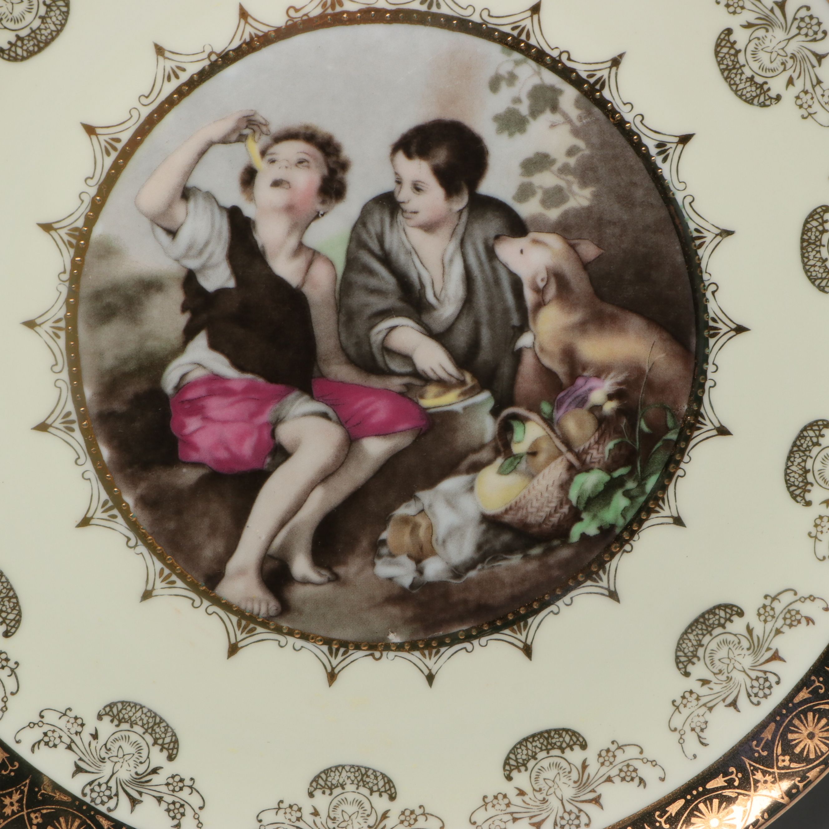Limoges with Other European Style Porcelain Cabinet Plates