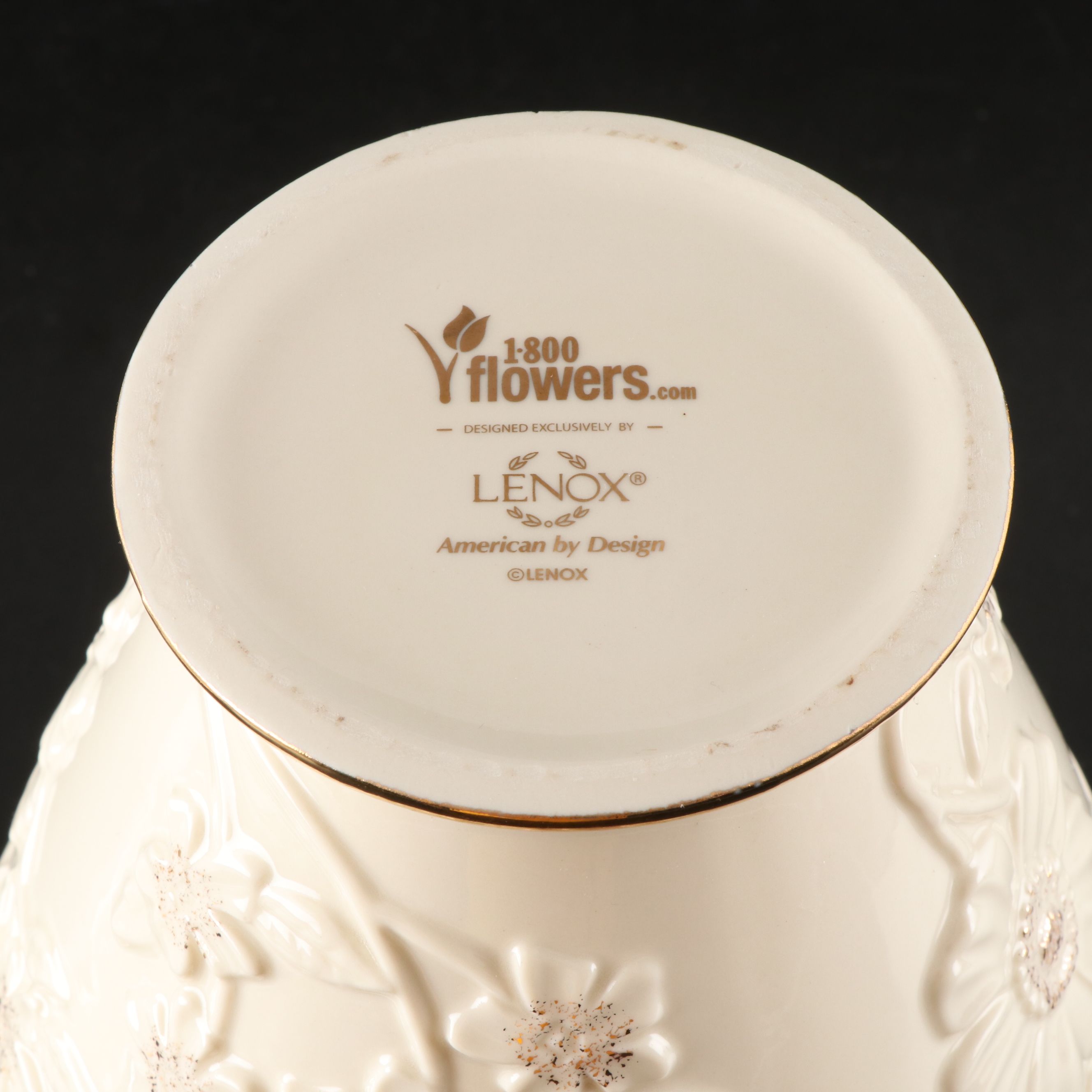 Lenox "Monticello" with Other Leaf-Shaped Dish and Vase