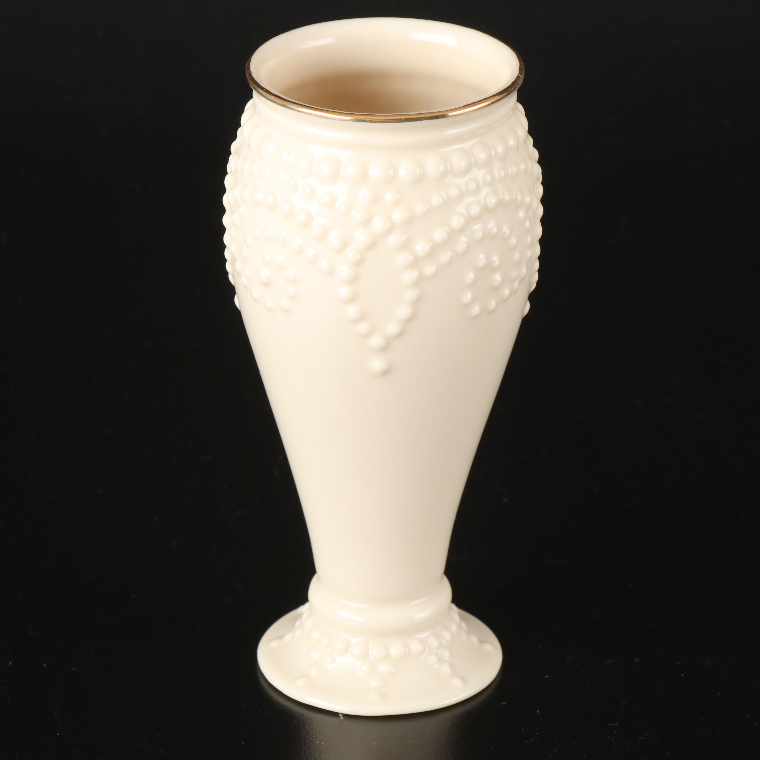 Lenox "Monticello" with Other Leaf-Shaped Dish and Vase