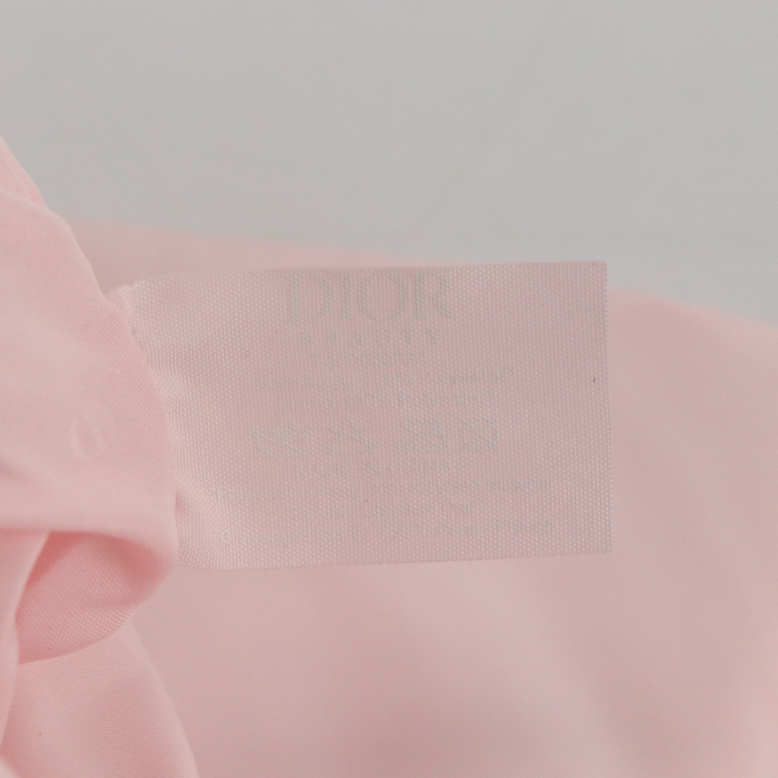 Dior Beauty Promotional Flap Pouch in Baby Pink Nylon