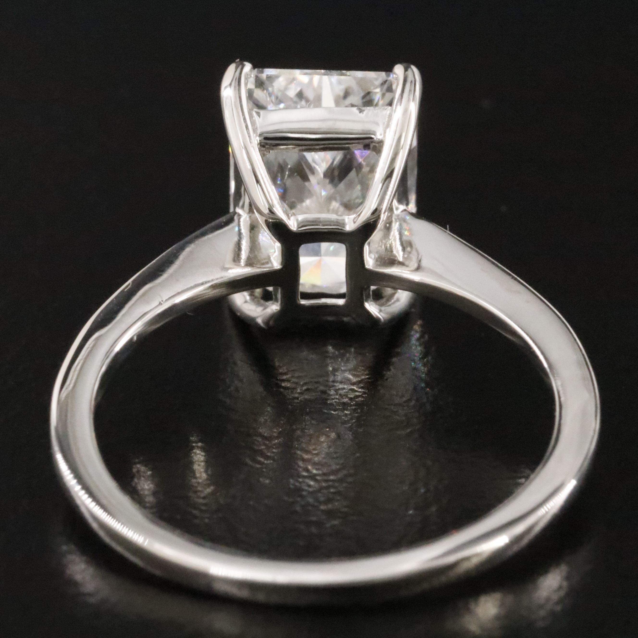 Platinum 3.00 CT Lab Grown Diamond Solitaire Ring with IGI Report