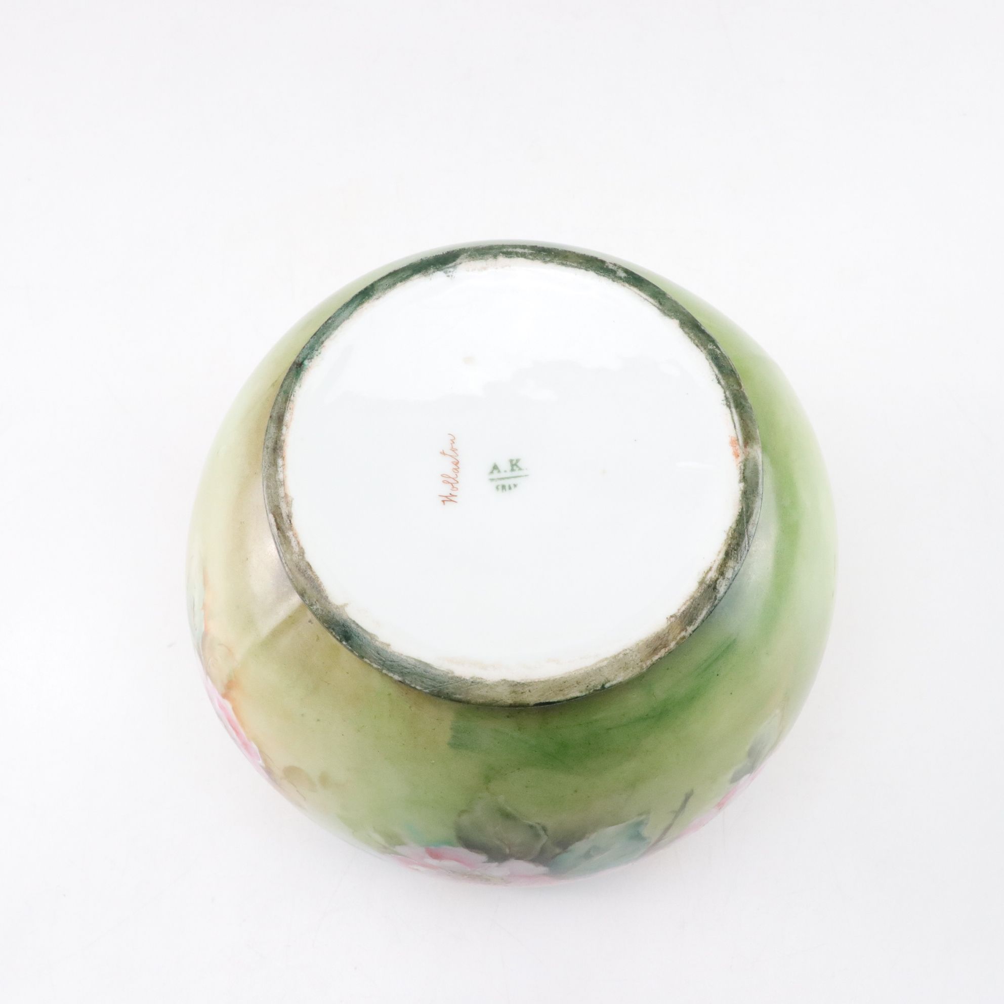 Hand-Painted and Gilt Porcelain Vases, Late 19th/Early 20th Century