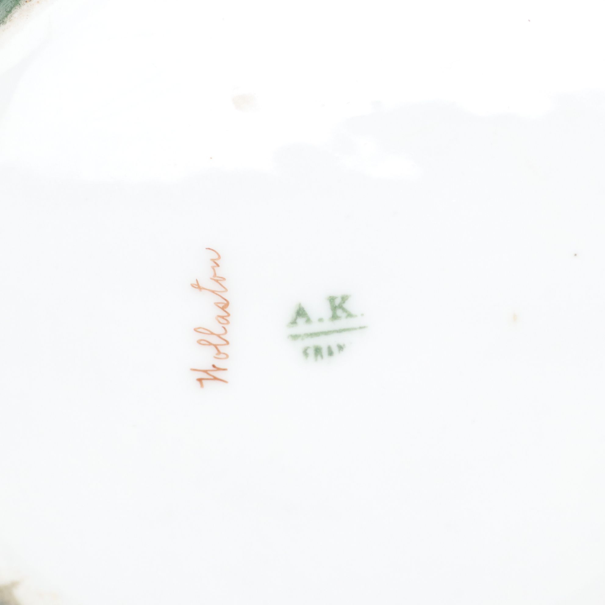 Hand-Painted and Gilt Porcelain Vases, Late 19th/Early 20th Century