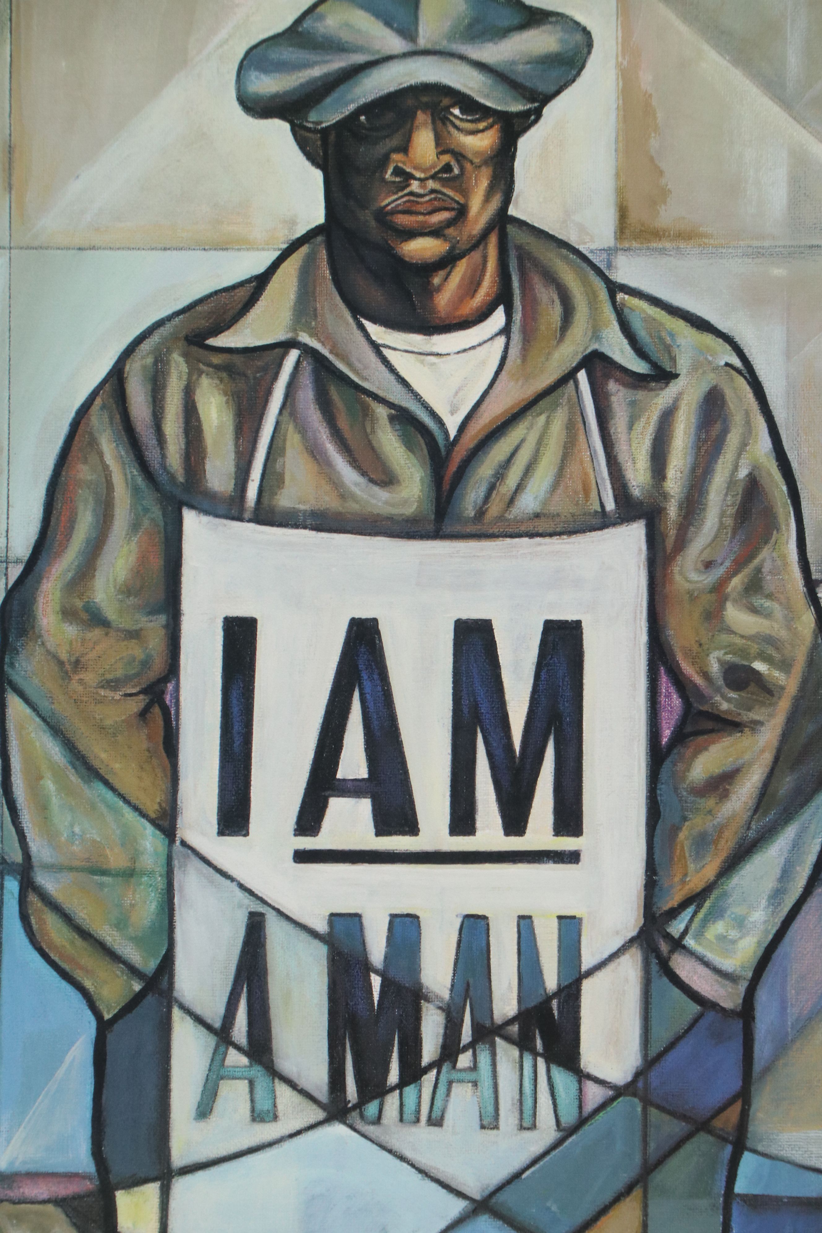 Anthony Armstrong Offset Lithograph "I Am a Man"