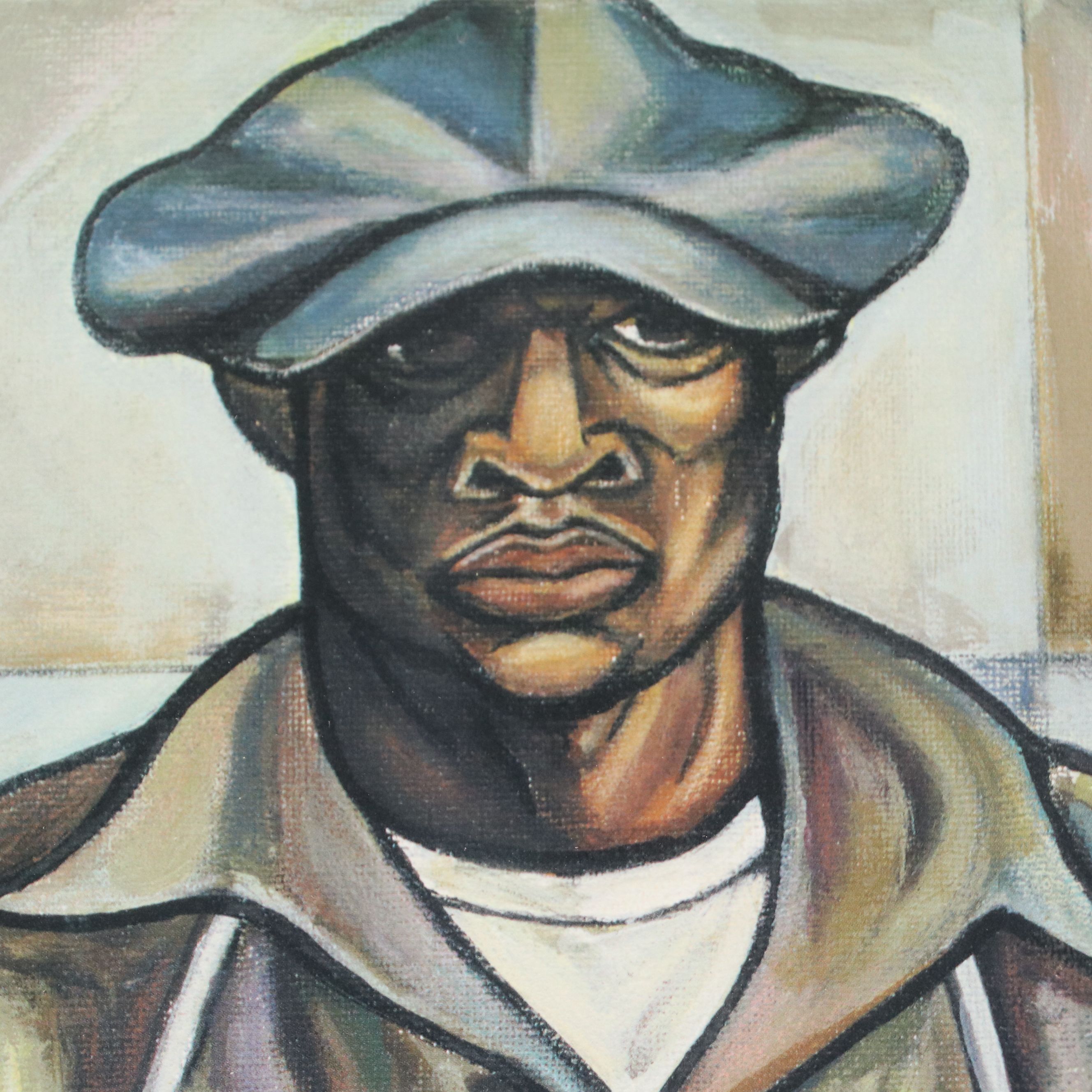 Anthony Armstrong Offset Lithograph "I Am a Man"