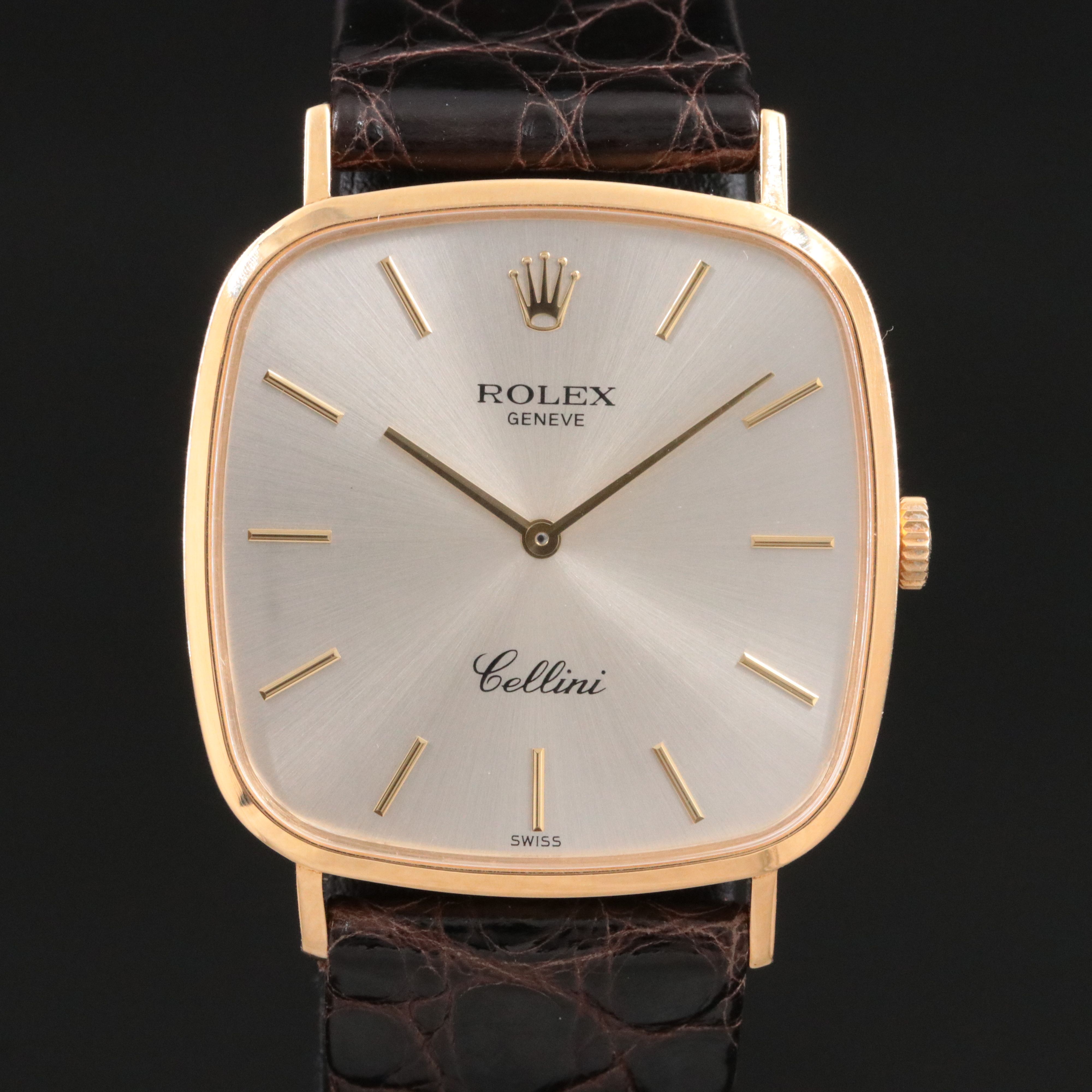 18K Rolex Cellini Maual Wind Model 4114 Watch