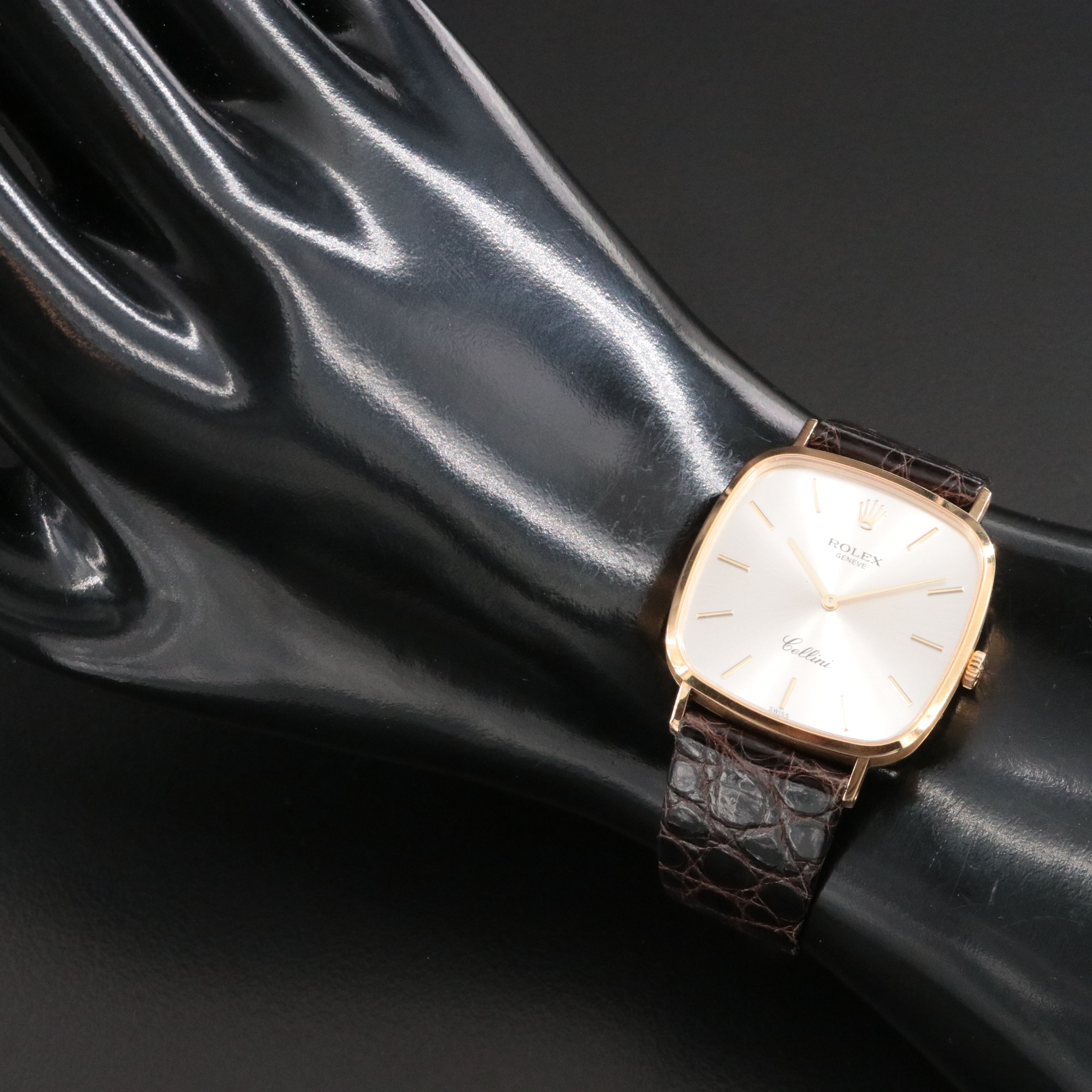 18K Rolex Cellini Maual Wind Model 4114 Watch