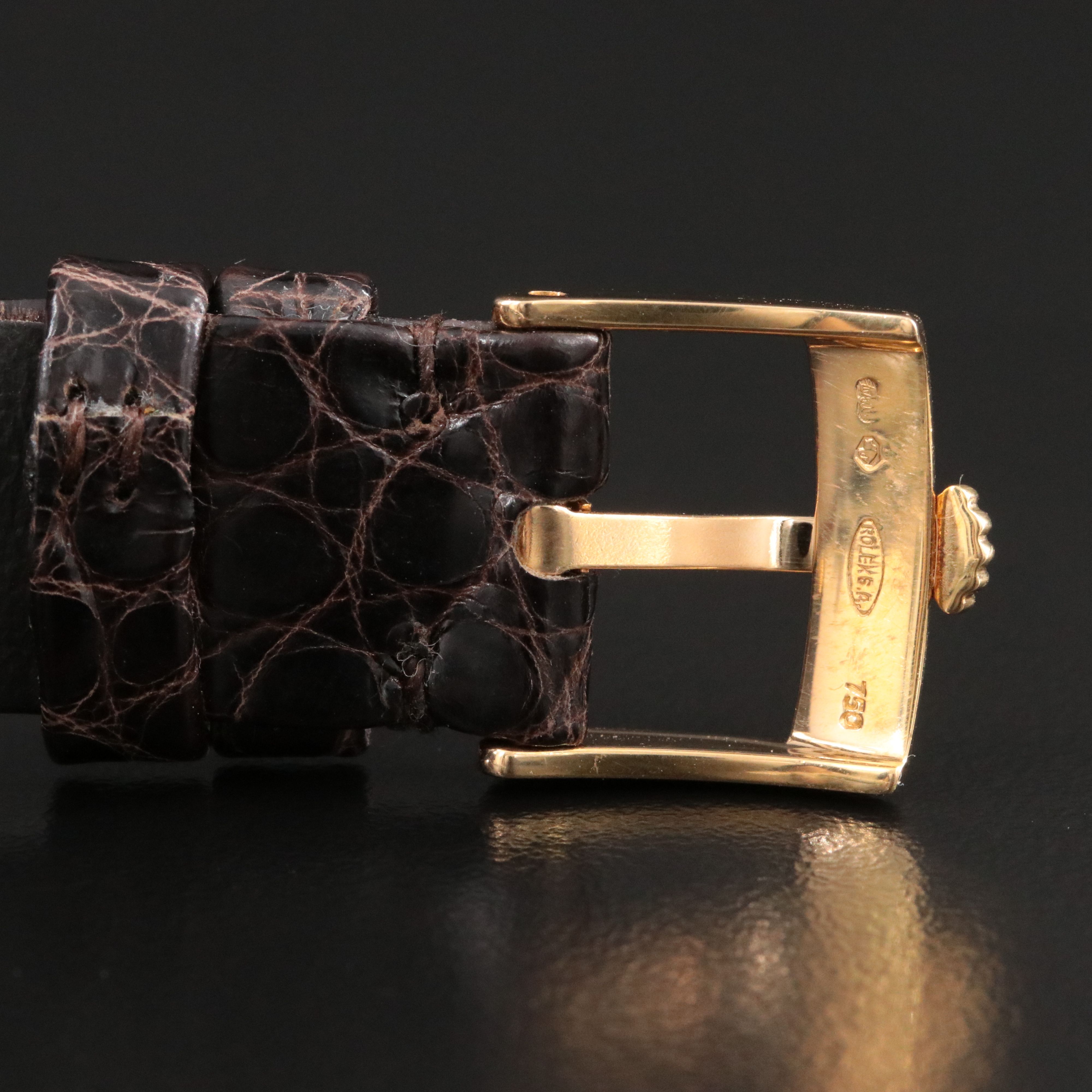 18K Rolex Cellini Maual Wind Model 4114 Watch