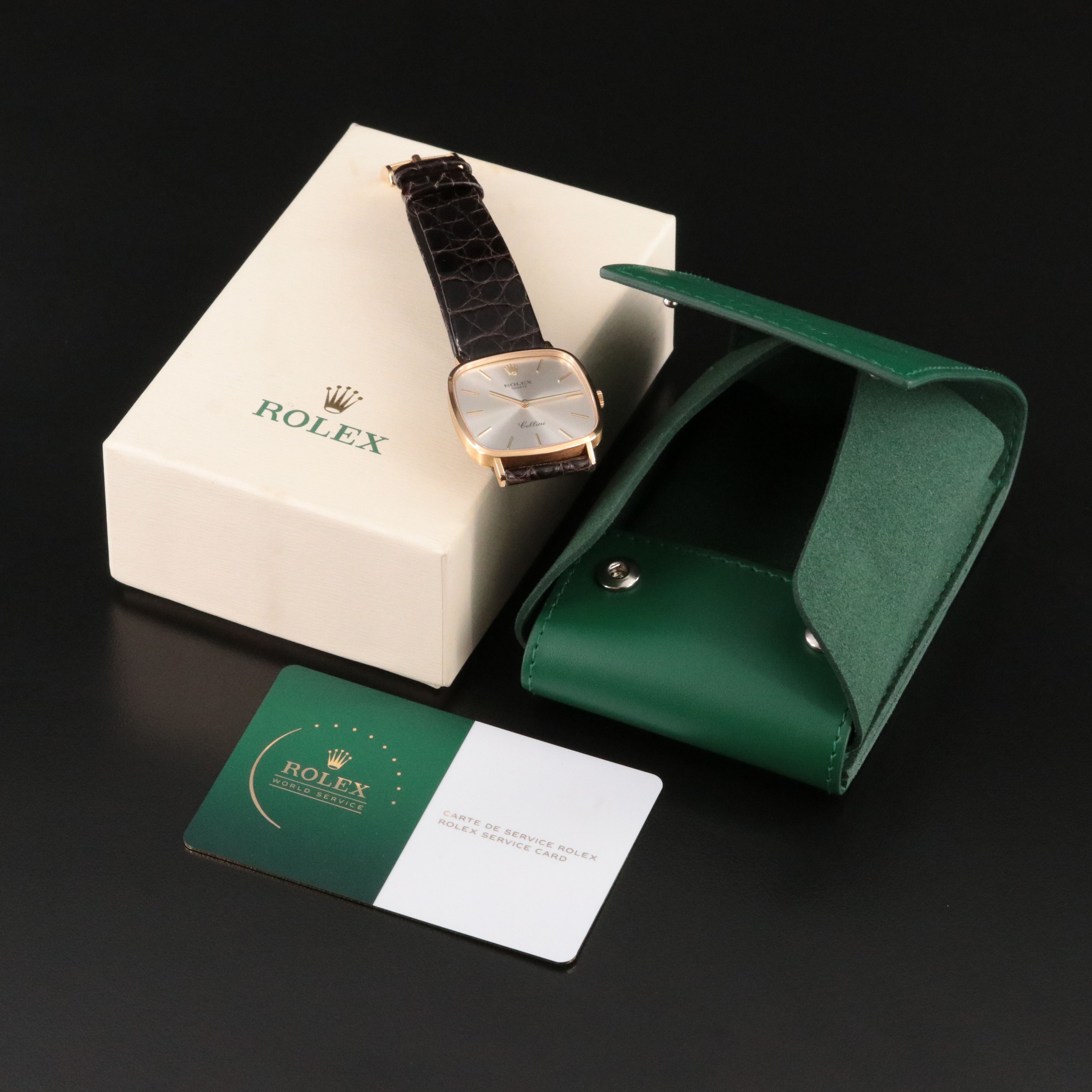 18K Rolex Cellini Maual Wind Model 4114 Watch