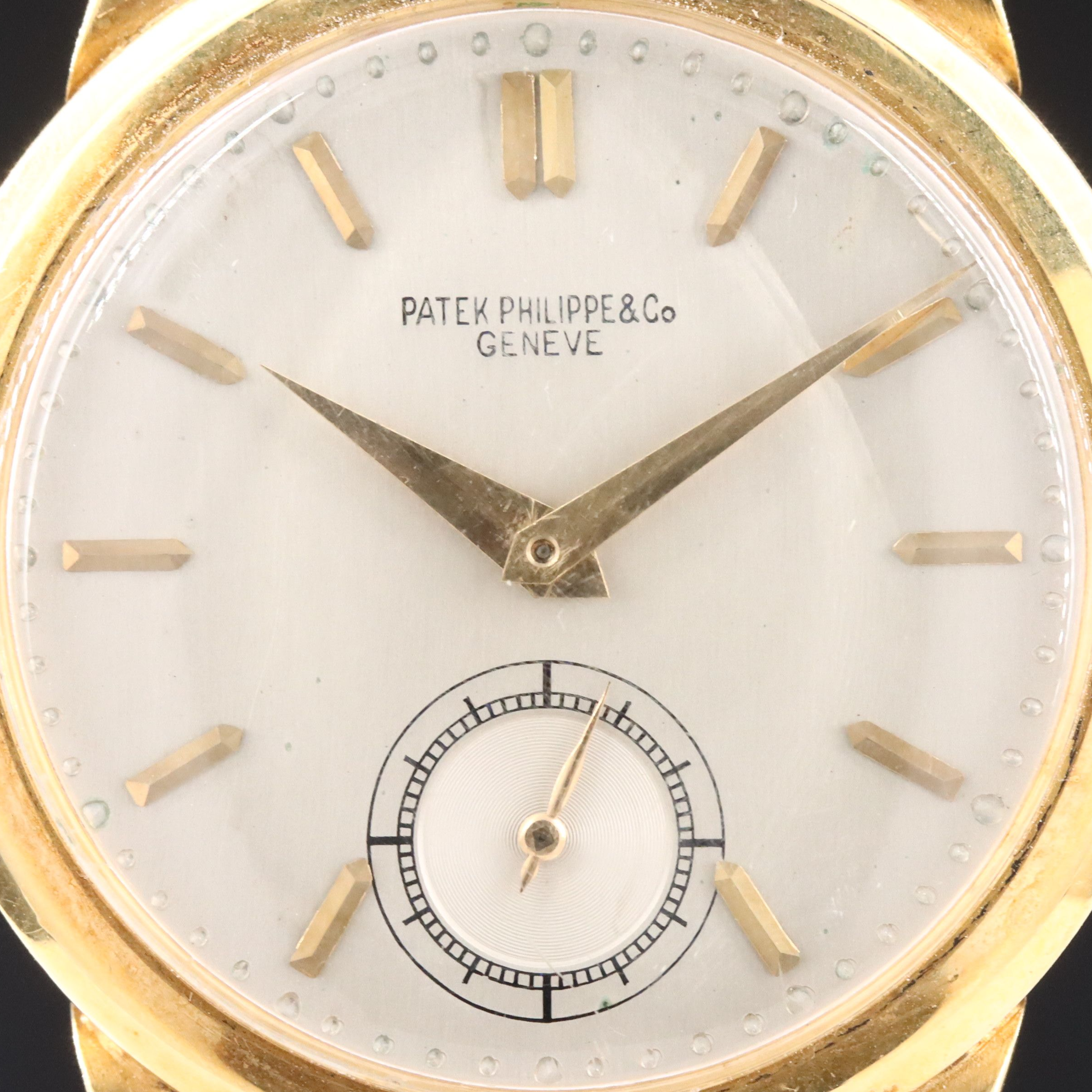 18K Patek Philippe Calatrava Scroll Lugs Vintage Model 1491 Watch