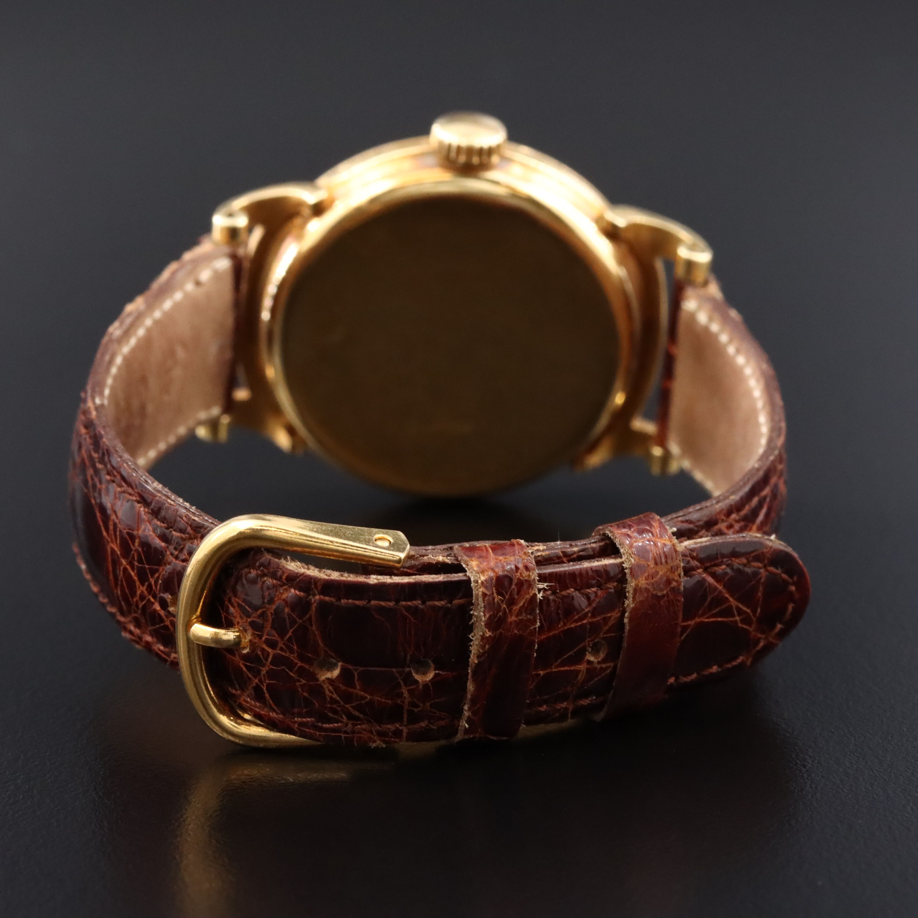 18K Patek Philippe Calatrava Scroll Lugs Vintage Model 1491 Watch