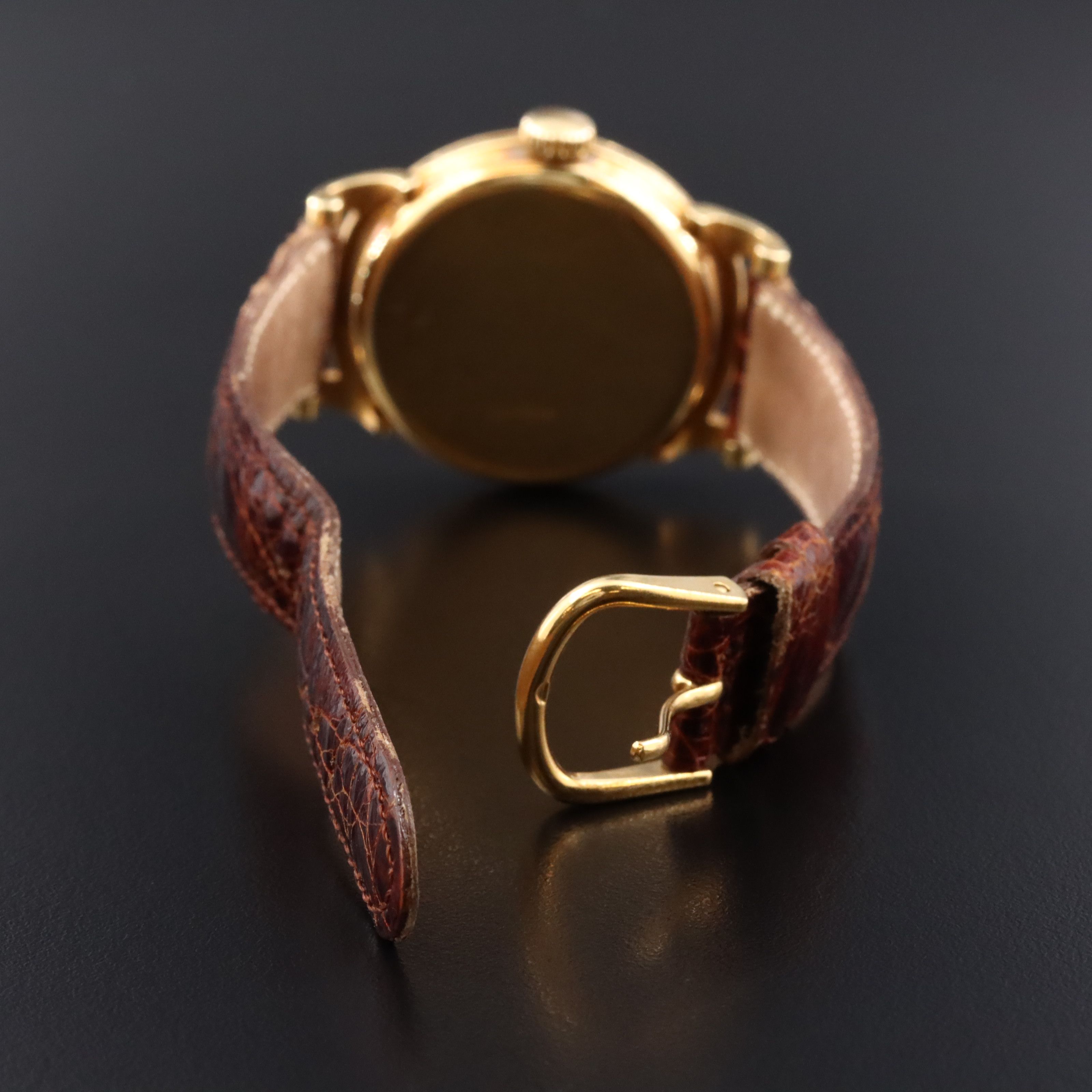 18K Patek Philippe Calatrava Scroll Lugs Vintage Model 1491 Watch