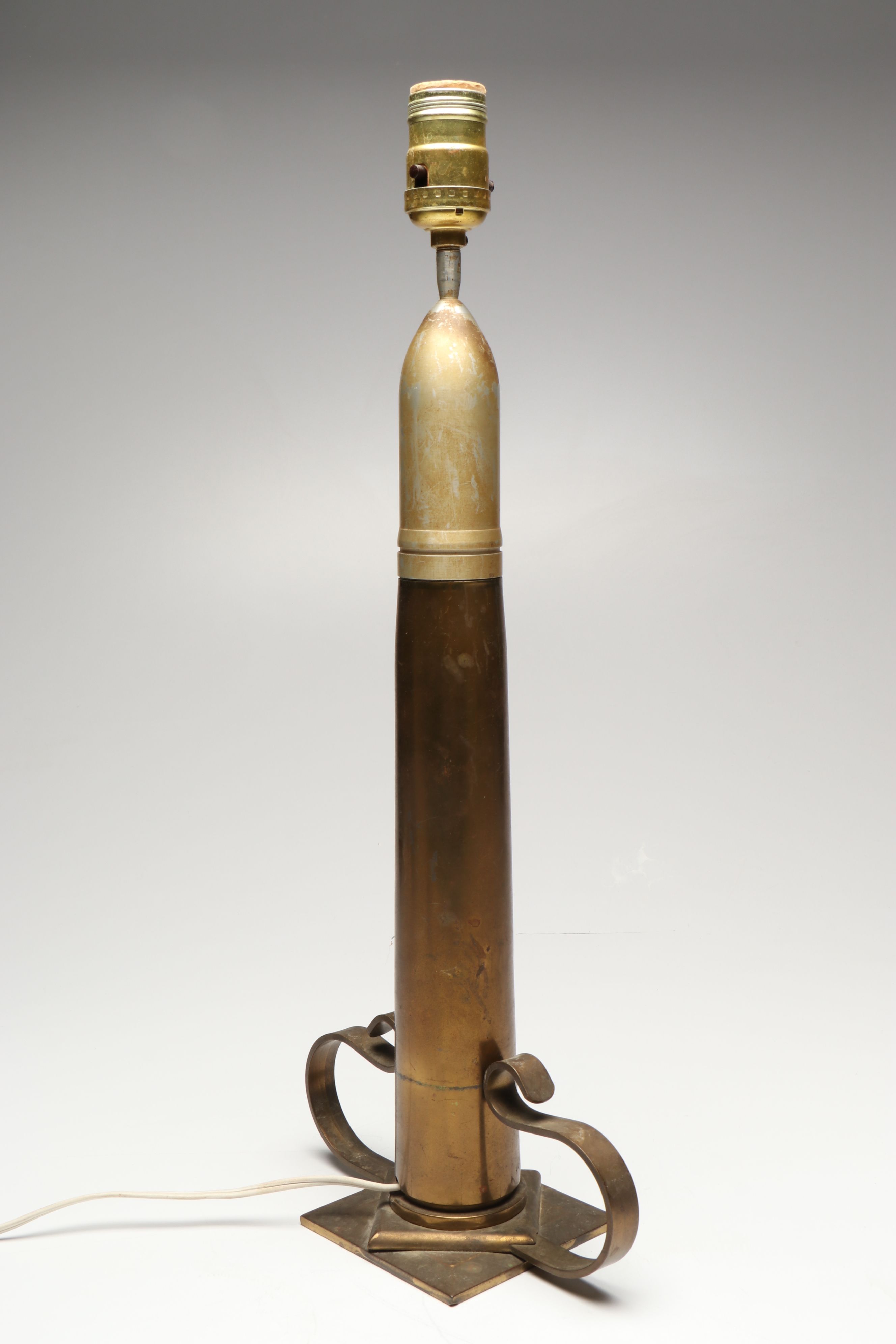 Missile Shell Table Lamp, Ashtray and Container