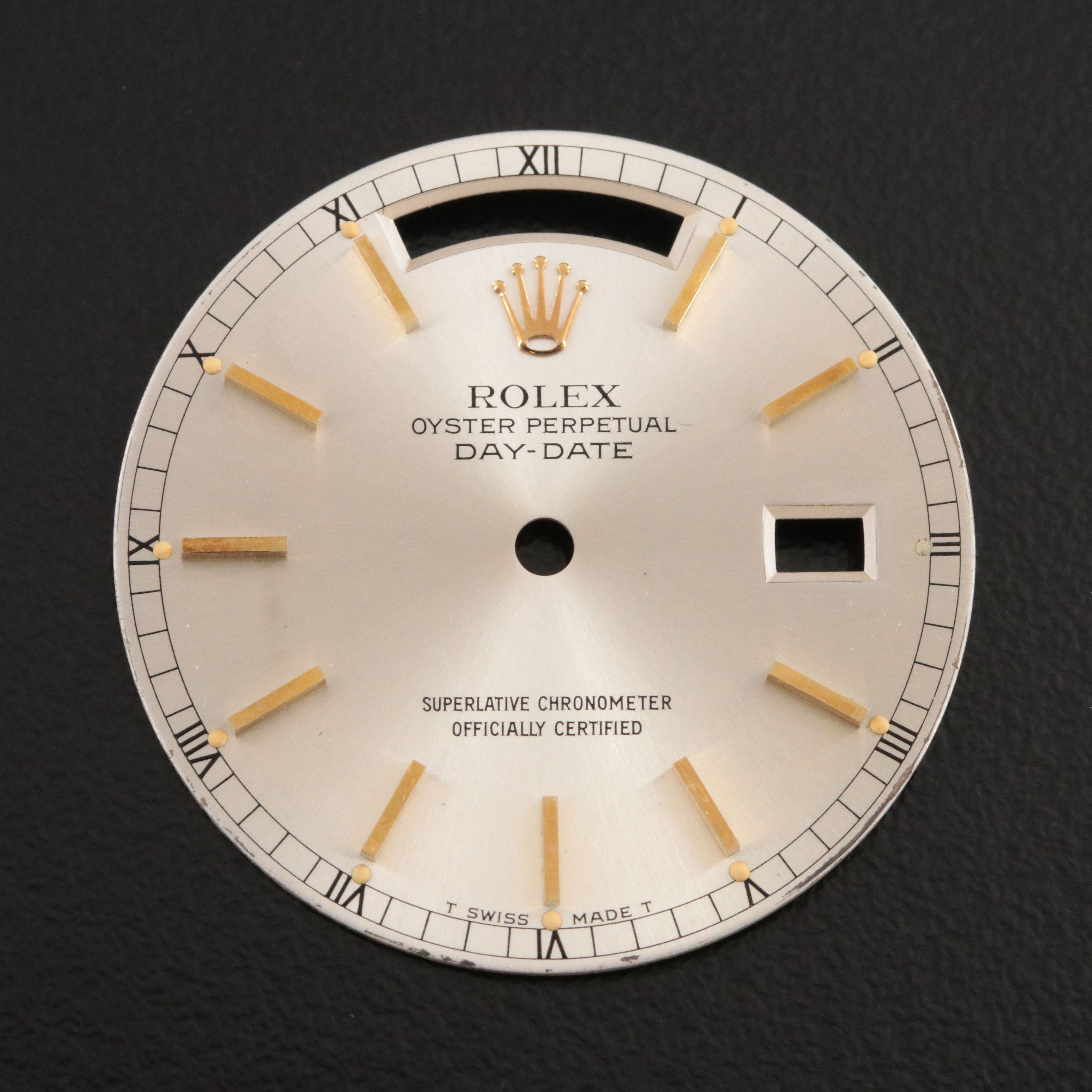 Rolex Oyster Perpetual Day-Date Stainless Steel Silver Dial # 18038