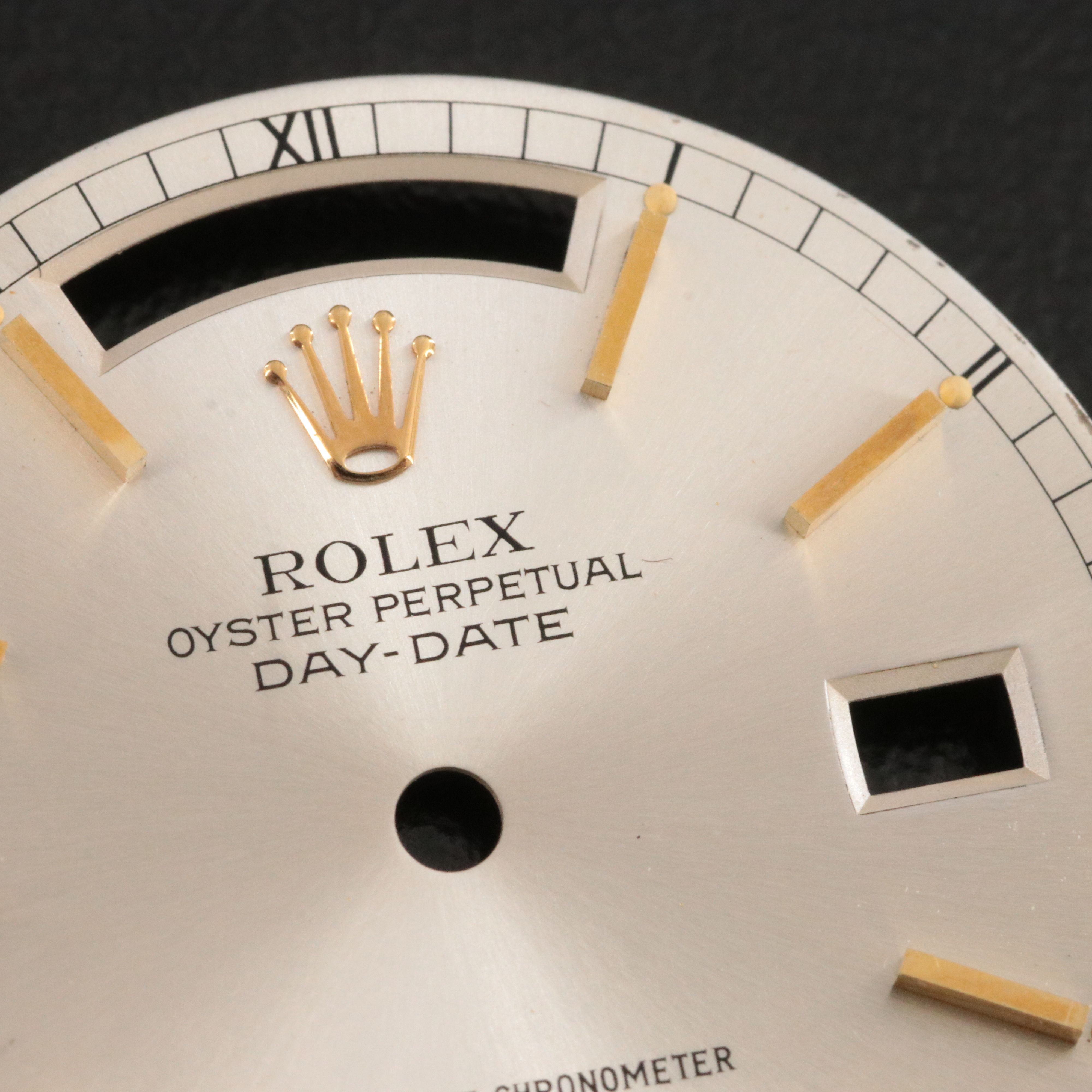 Rolex Oyster Perpetual Day-Date Stainless Steel Silver Dial # 18038