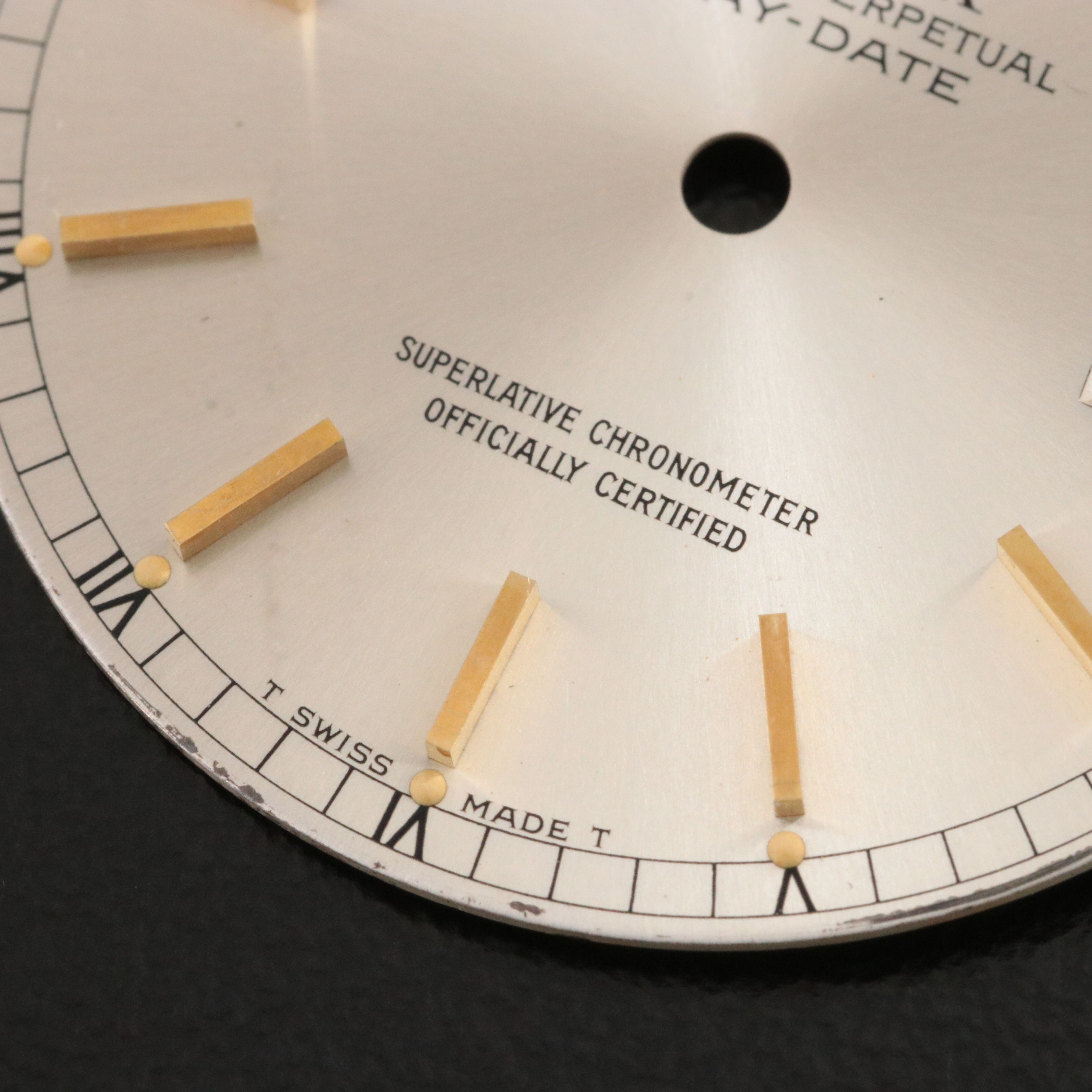 Rolex Oyster Perpetual Day-Date Stainless Steel Silver Dial # 18038