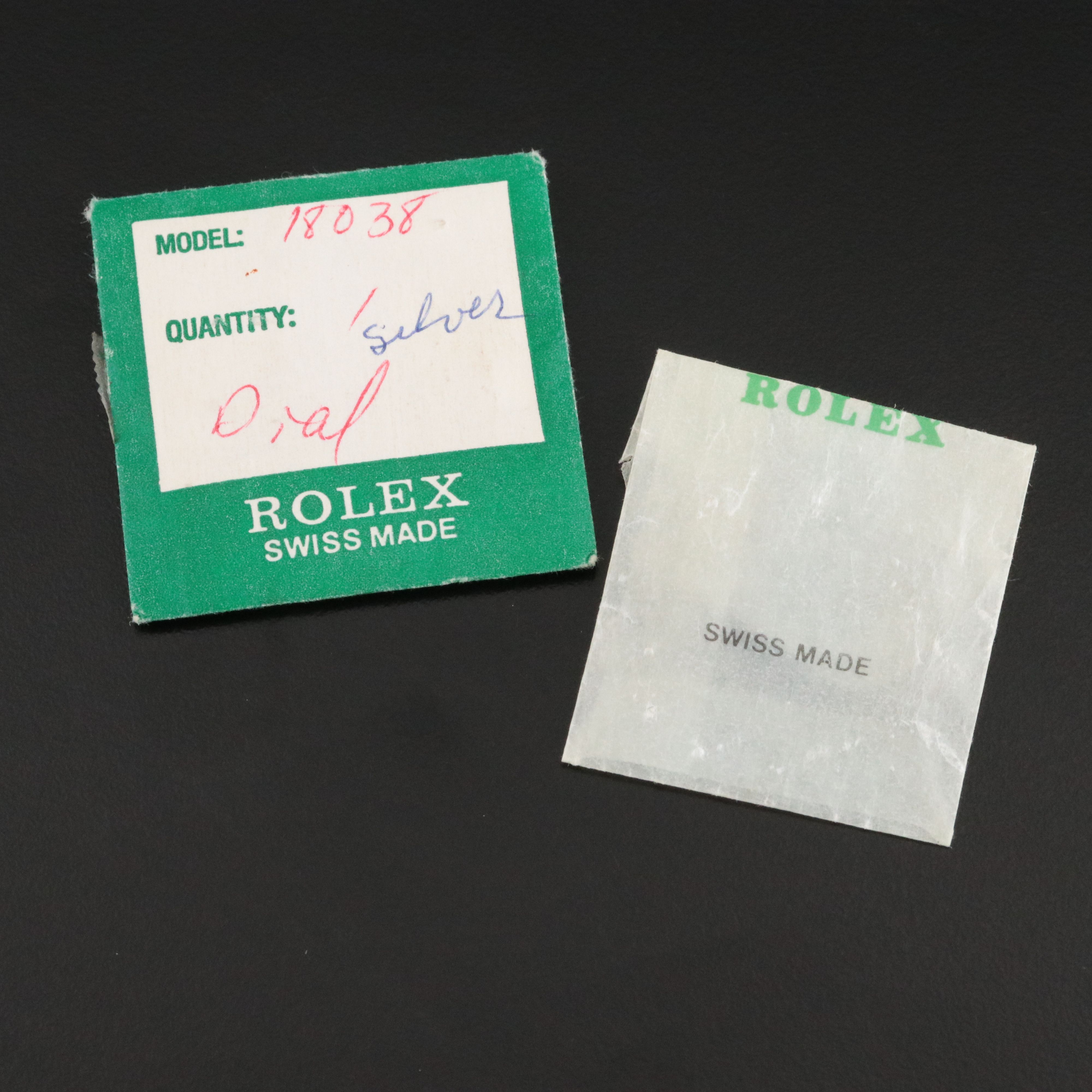 Rolex Oyster Perpetual Day-Date Stainless Steel Silver Dial # 18038