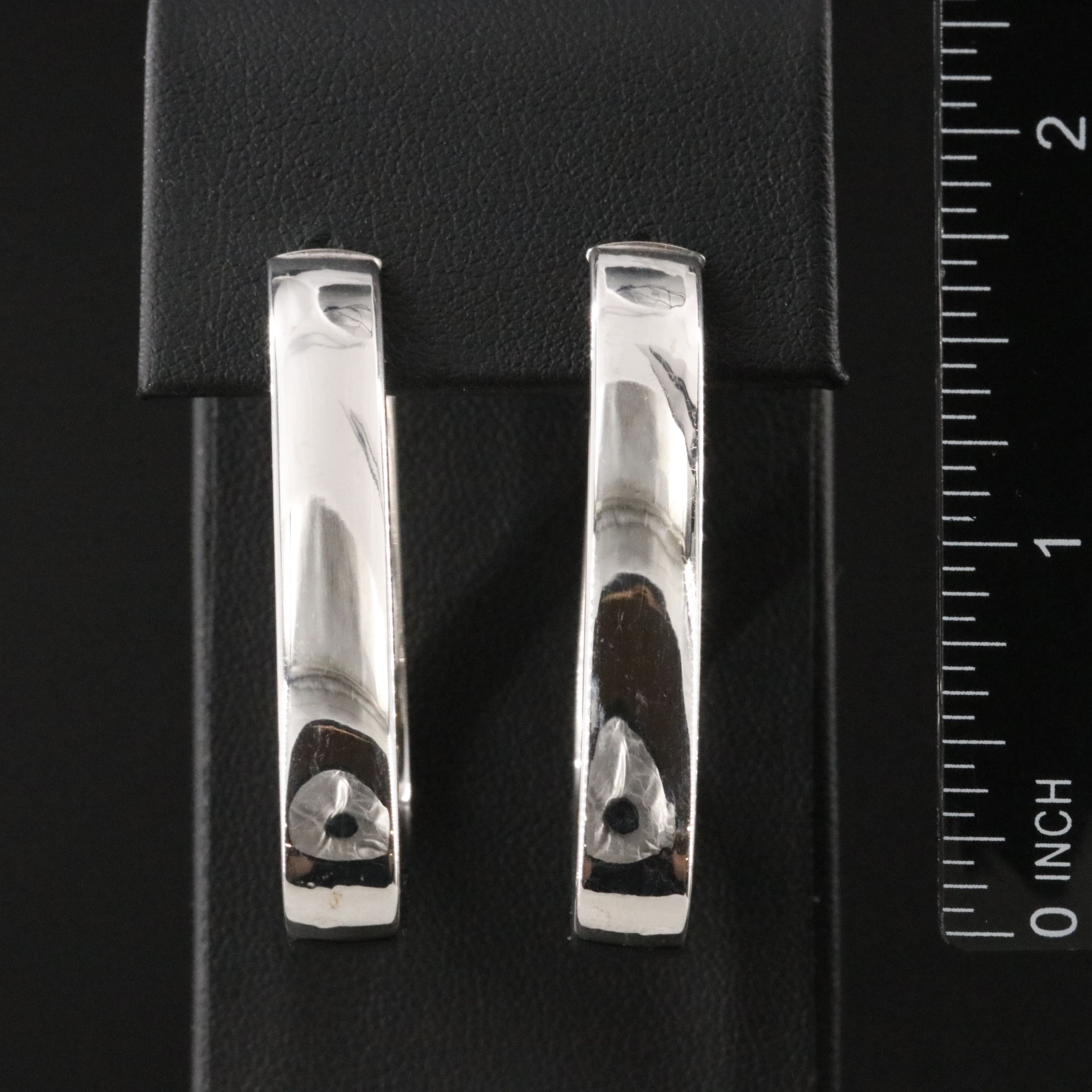 14K Triangle Hoop Earrings