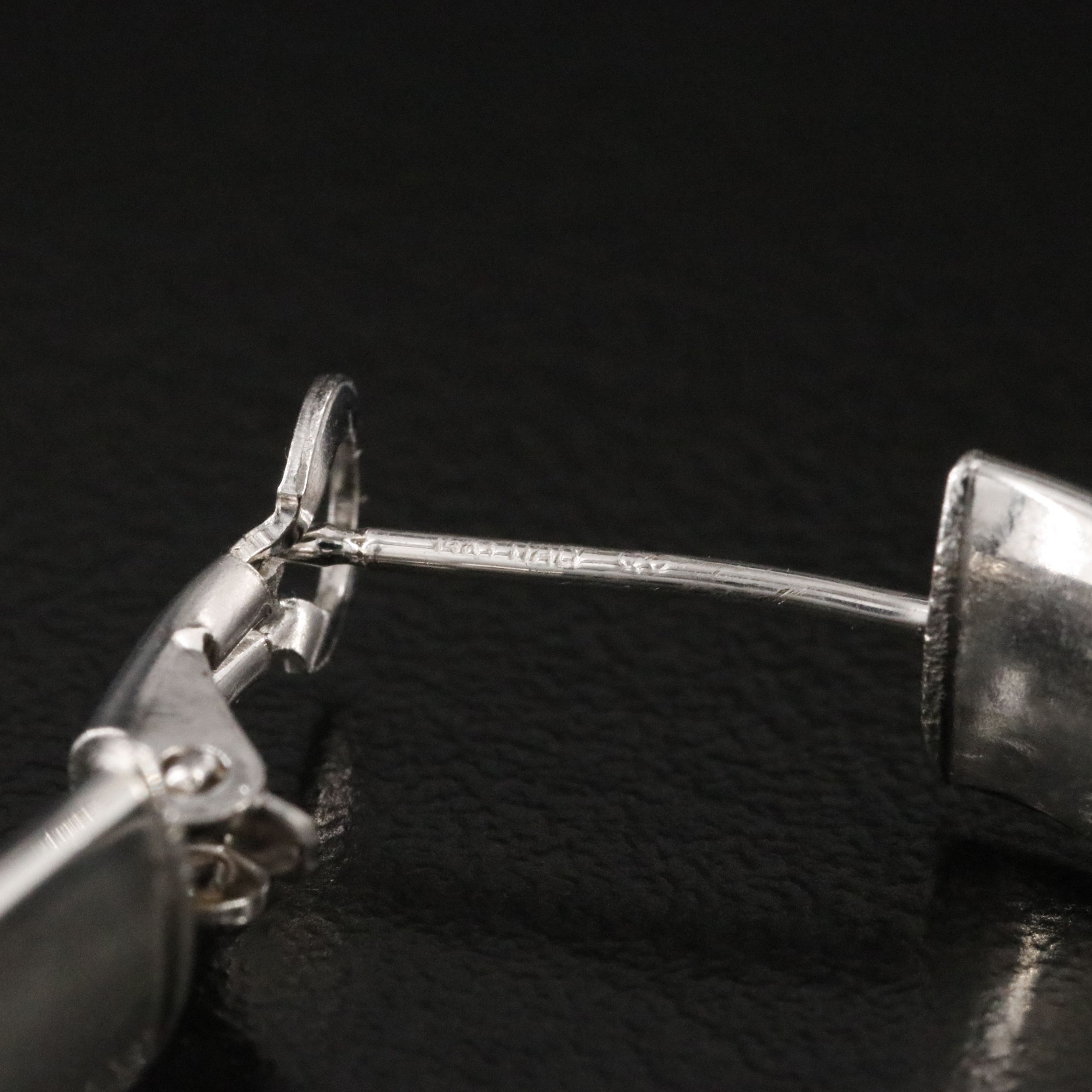 14K Triangle Hoop Earrings