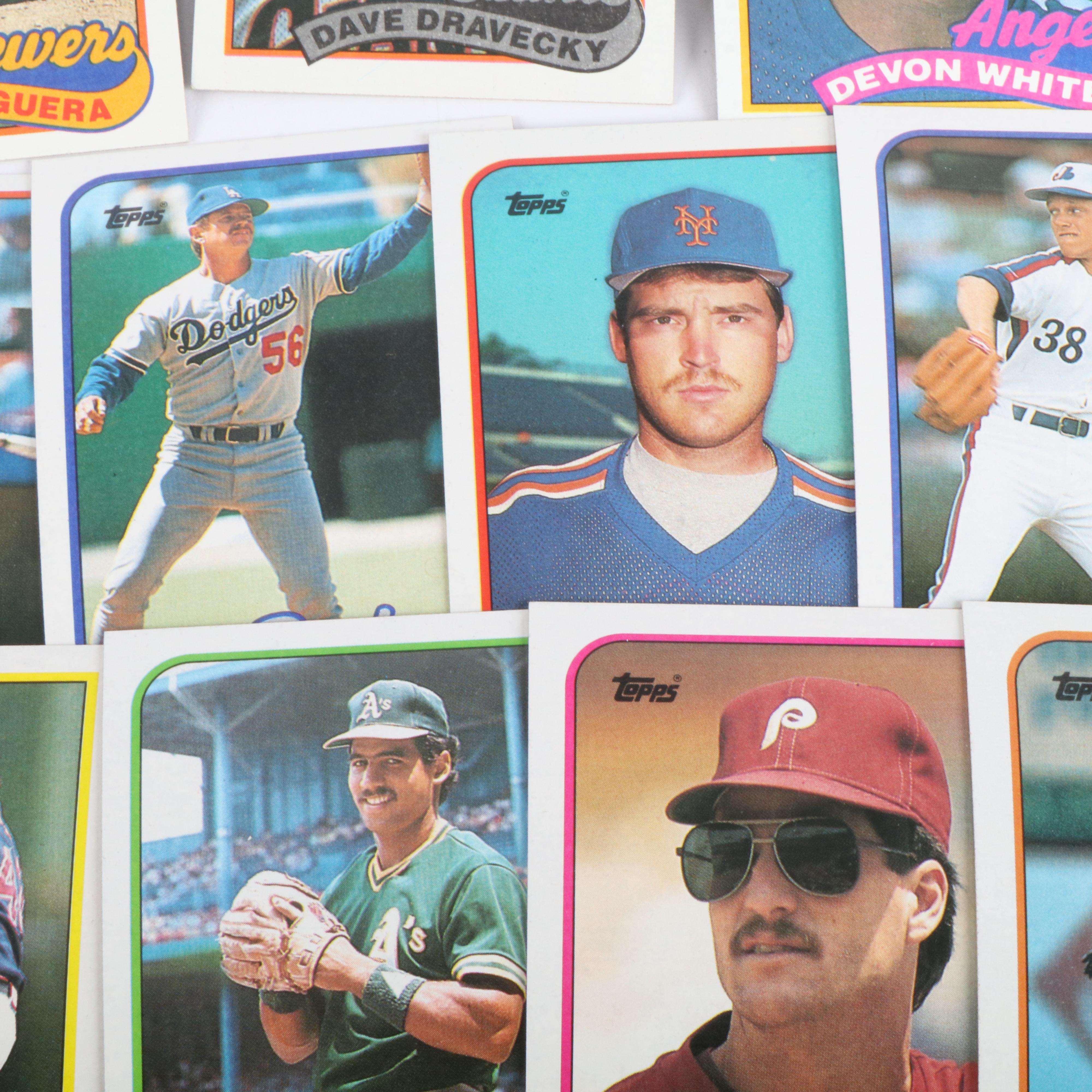 Over 1,100 1989 Topps Baseball Cards and Some 1989 Donruss Baseball Cards