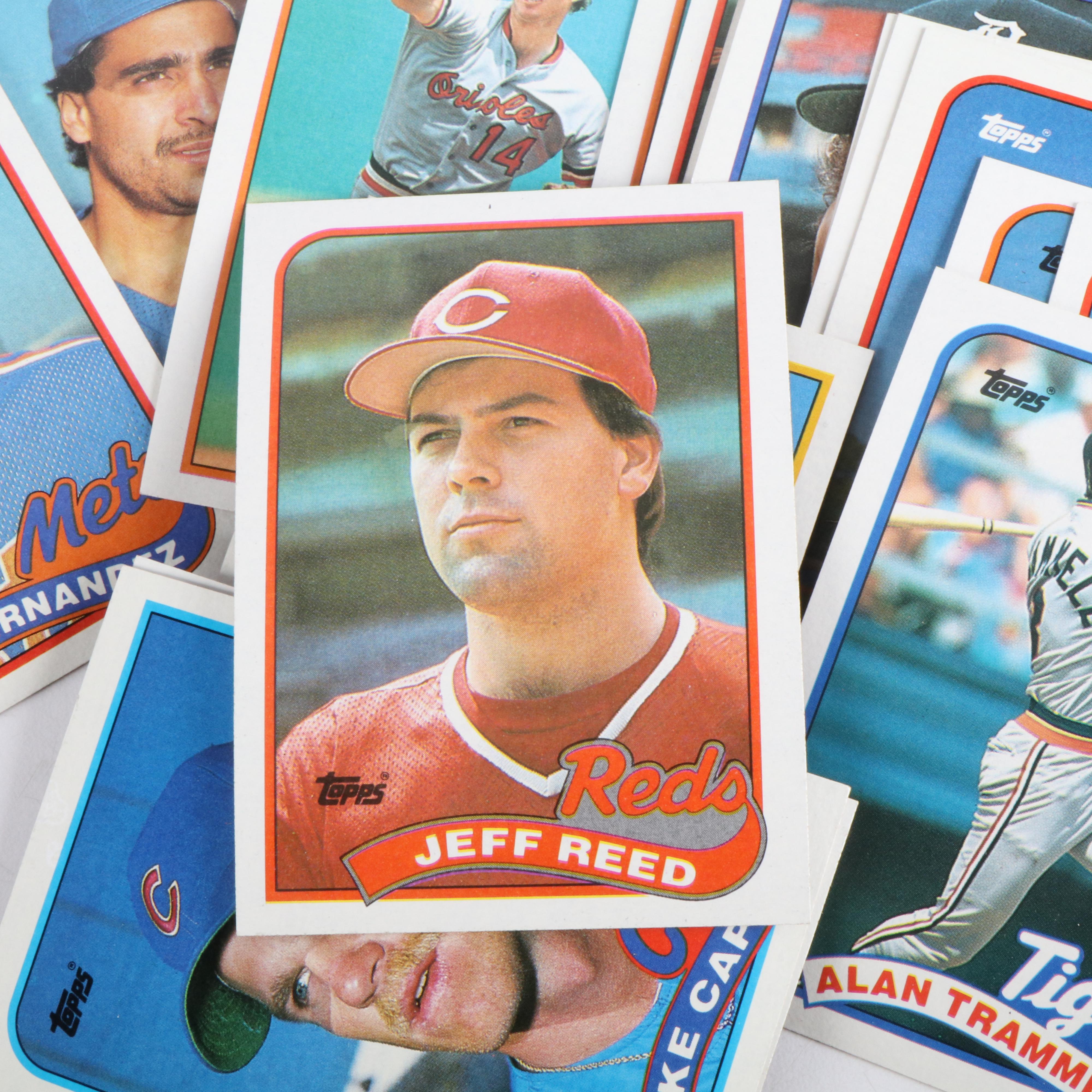 Over 1,100 1989 Topps Baseball Cards and Some 1989 Donruss Baseball Cards
