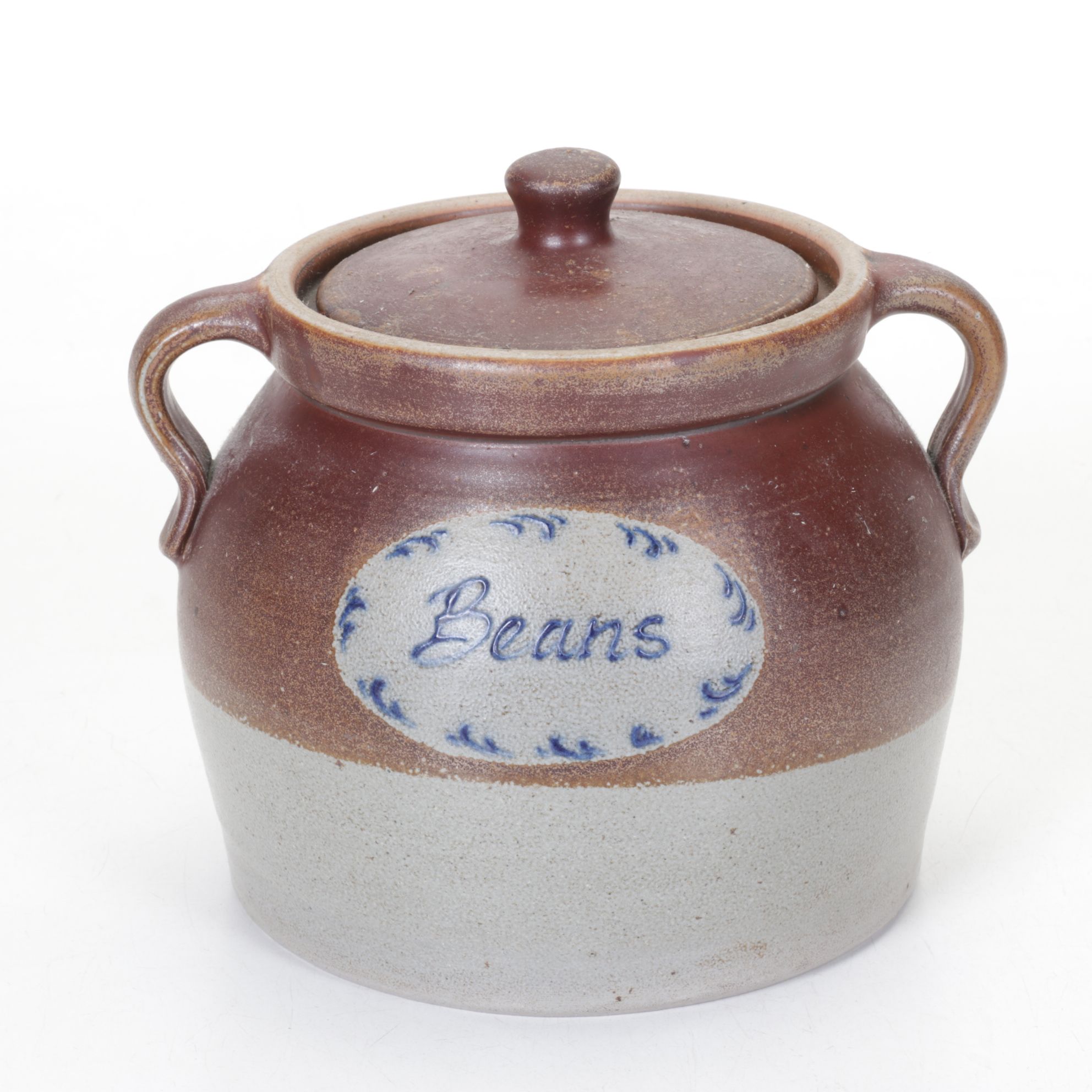 Rockdale Union Stoneware Bean Pot with Decorative Bowls