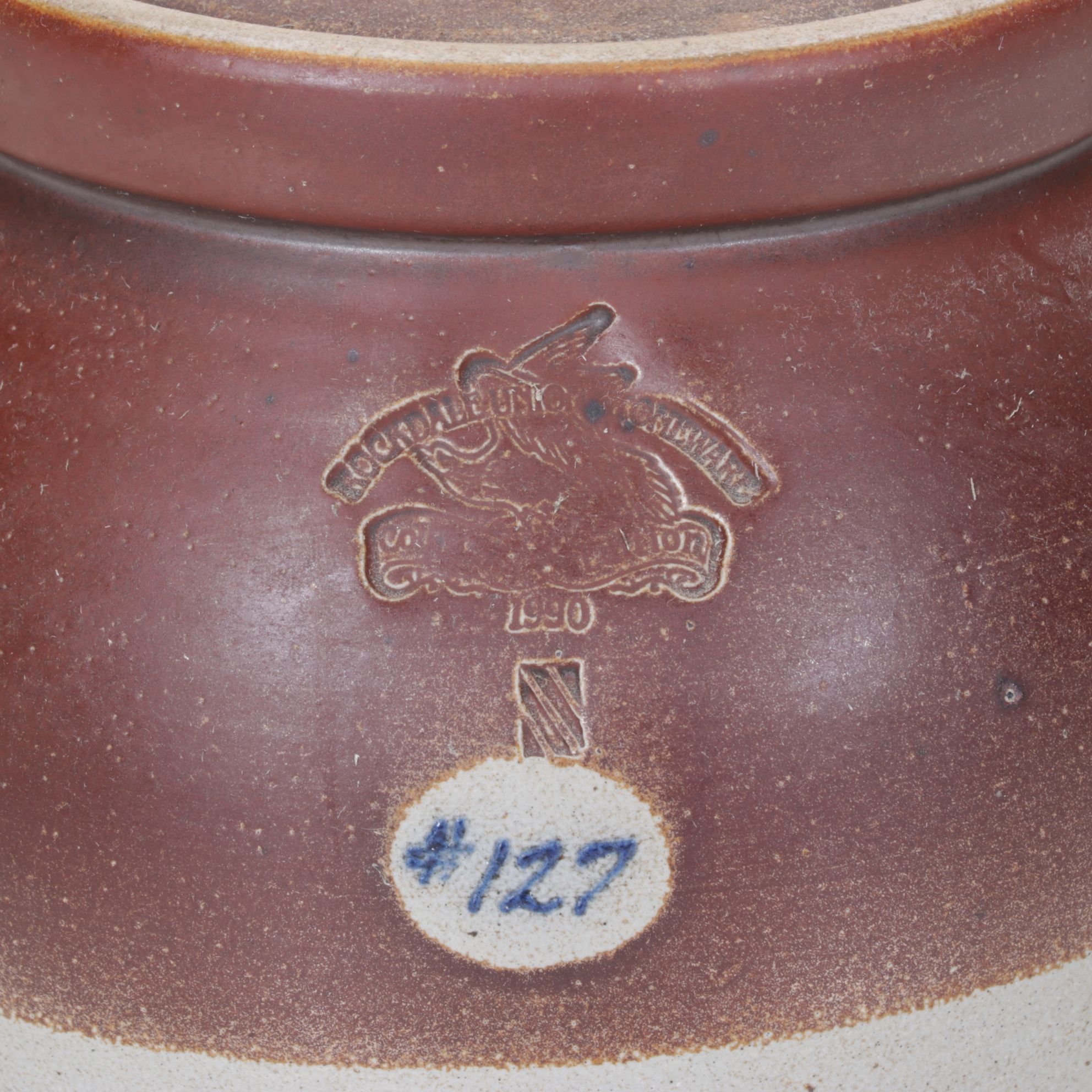 Rockdale Union Stoneware Bean Pot with Decorative Bowls