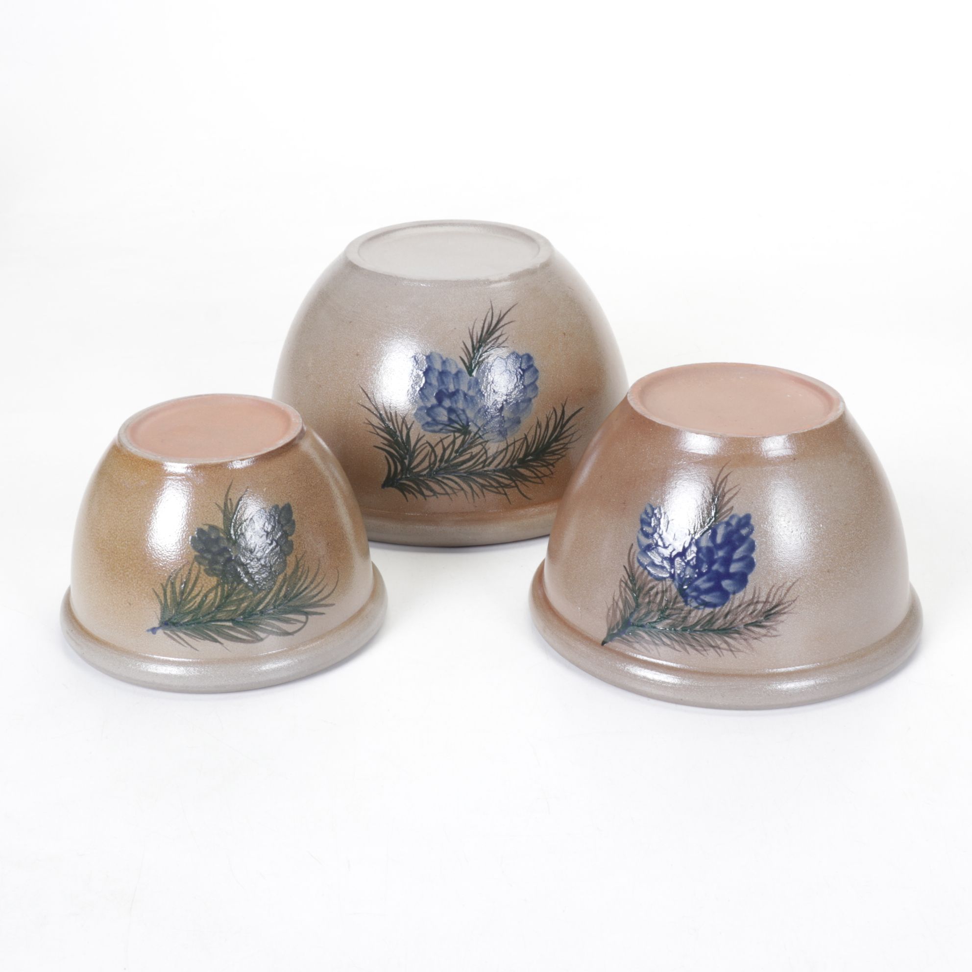 Rockdale Union Stoneware Bean Pot with Decorative Bowls