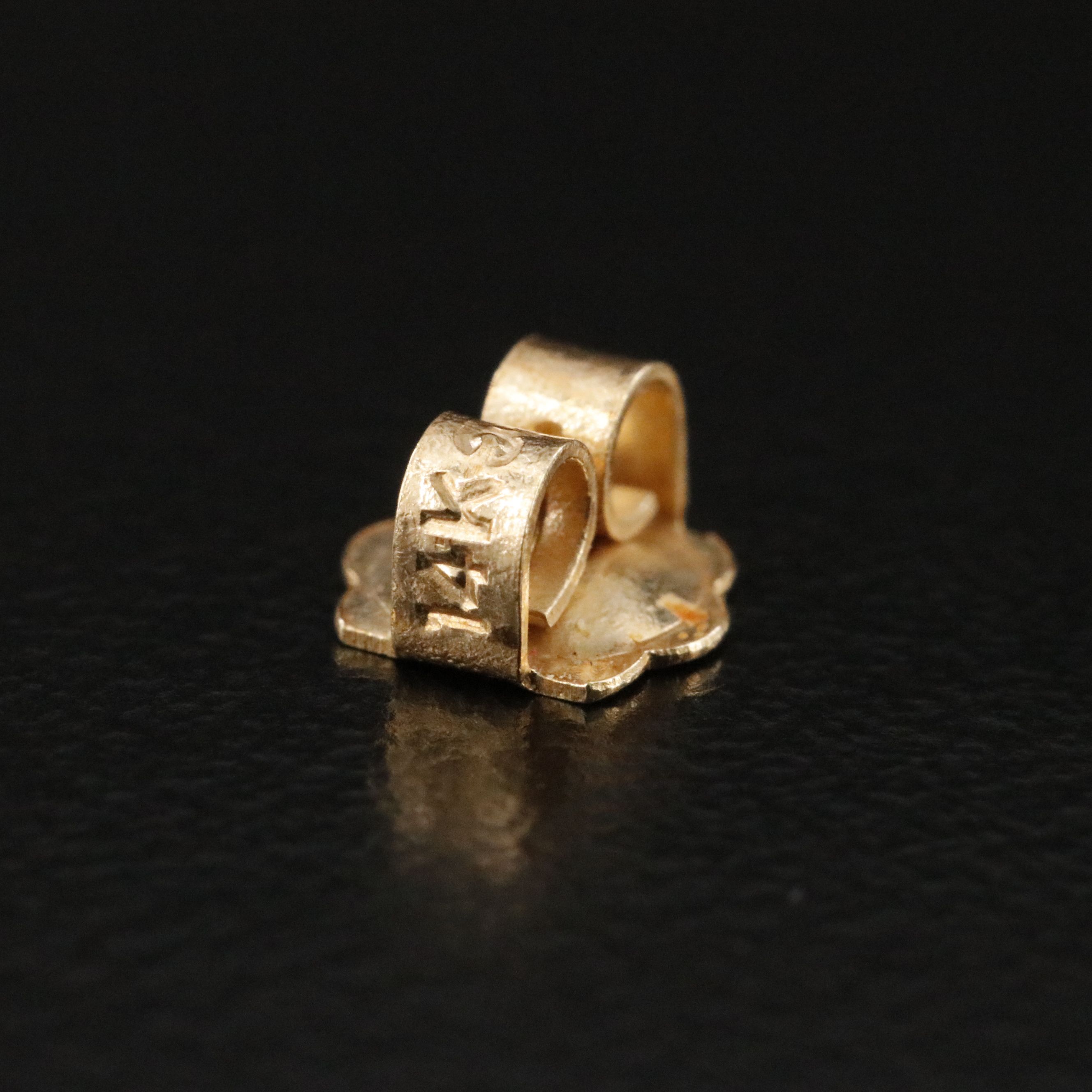 14K Graduated Circle Earrings