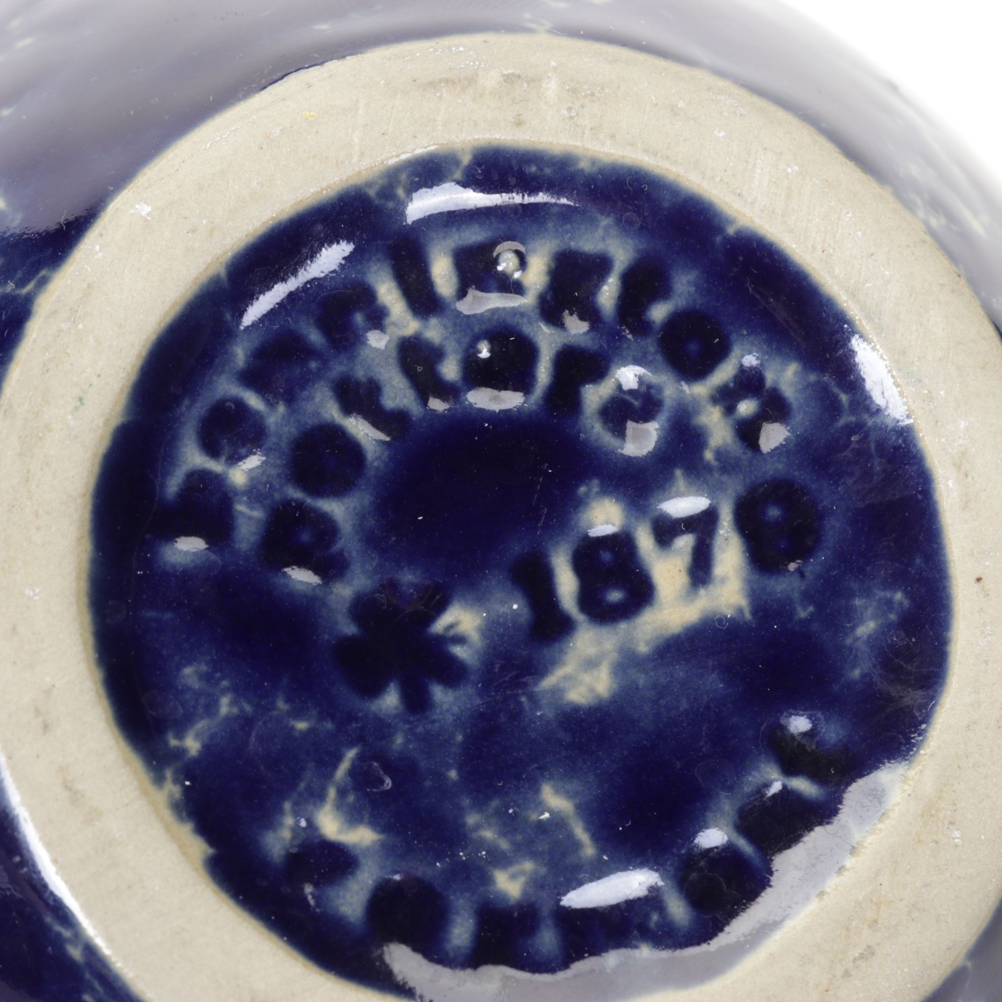 Bennington Potters "Blue Agate" Stoneware Bowls and Dish