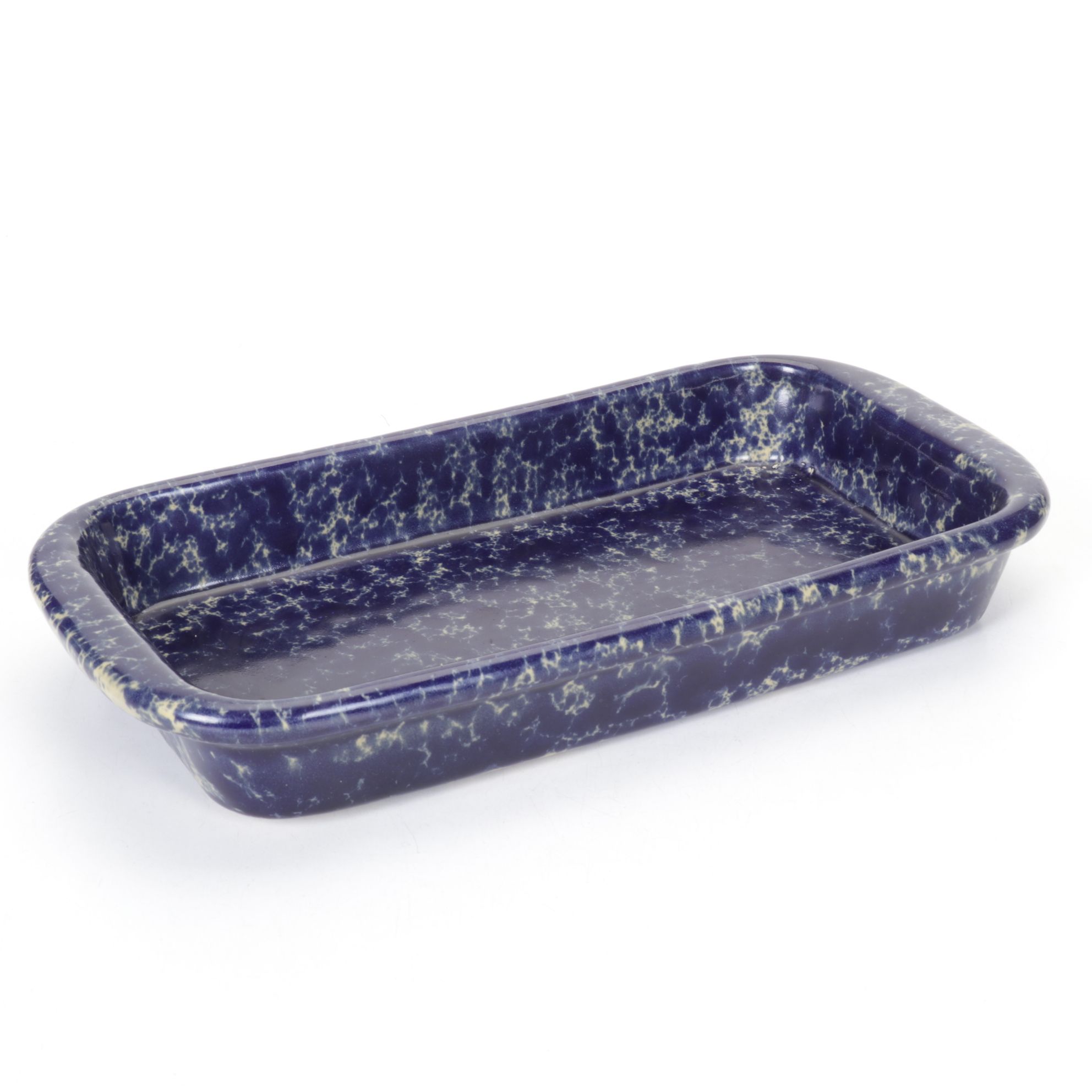 Bennington Potters "Blue Agate" Stoneware Bowls and Dish