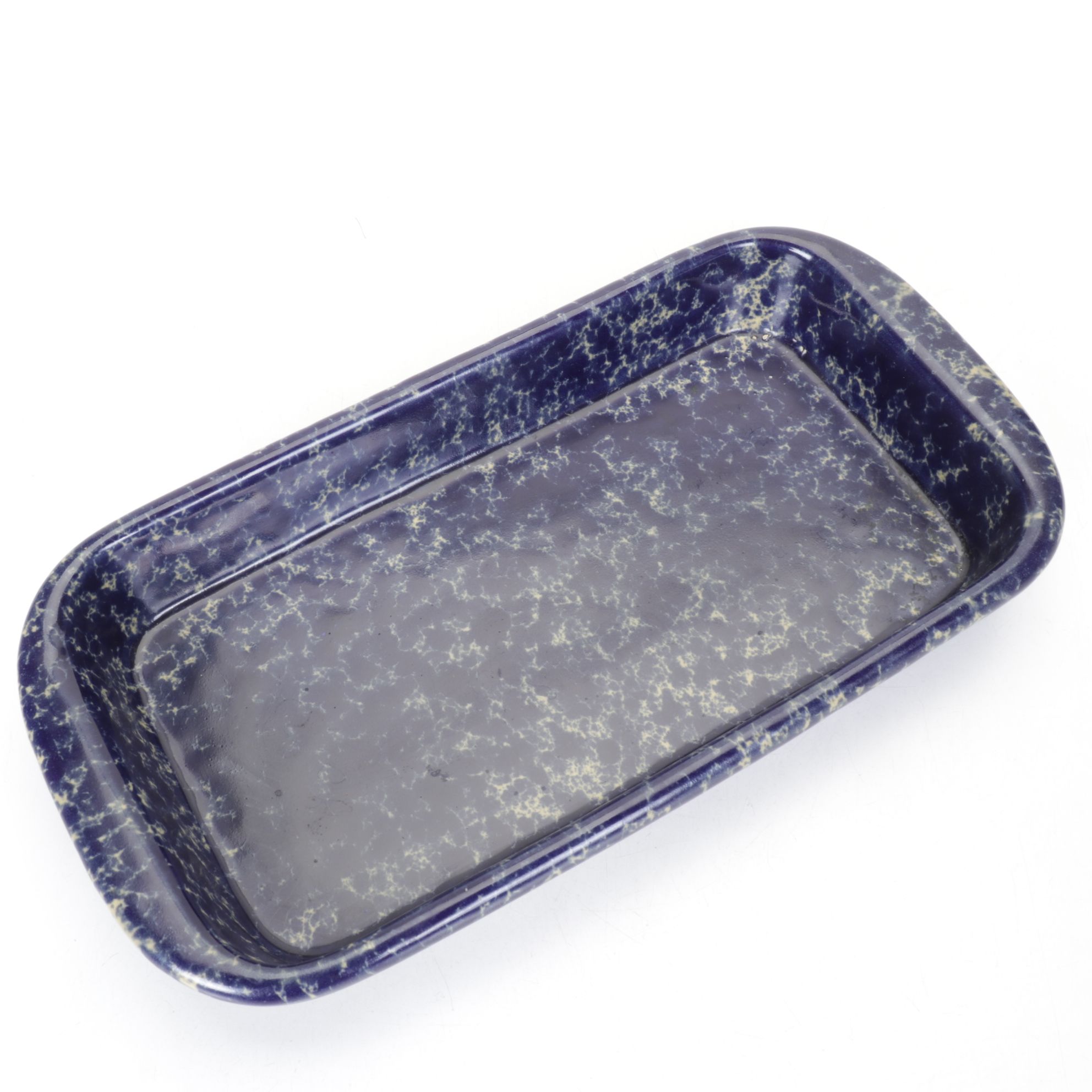 Bennington Potters "Blue Agate" Stoneware Bowls and Dish