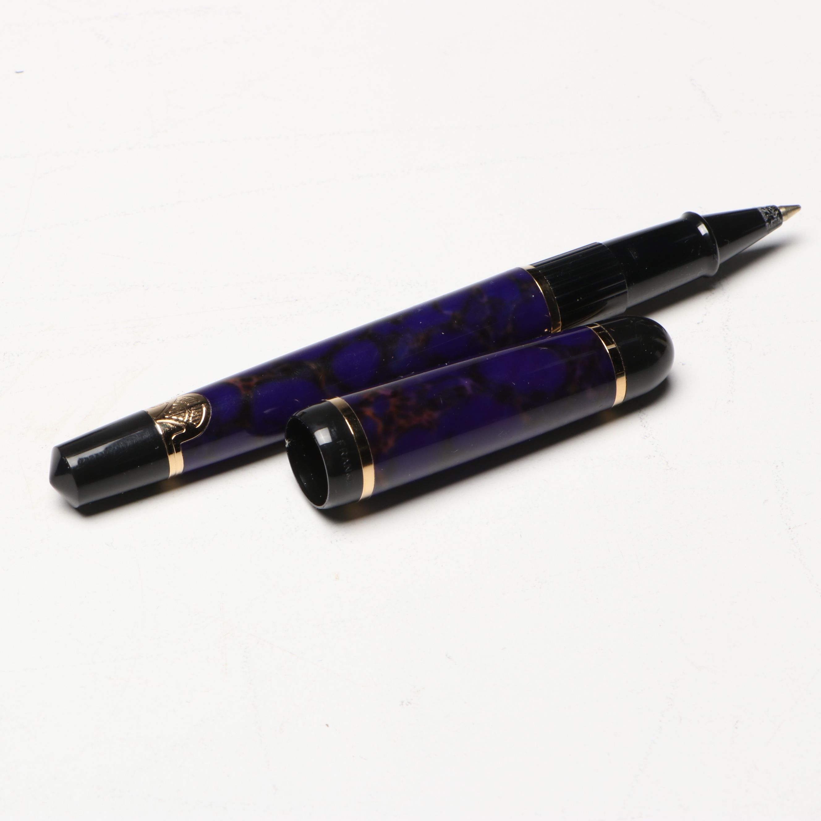 Cross, Reflections and Waterman Enameled Metal Pens with Cases