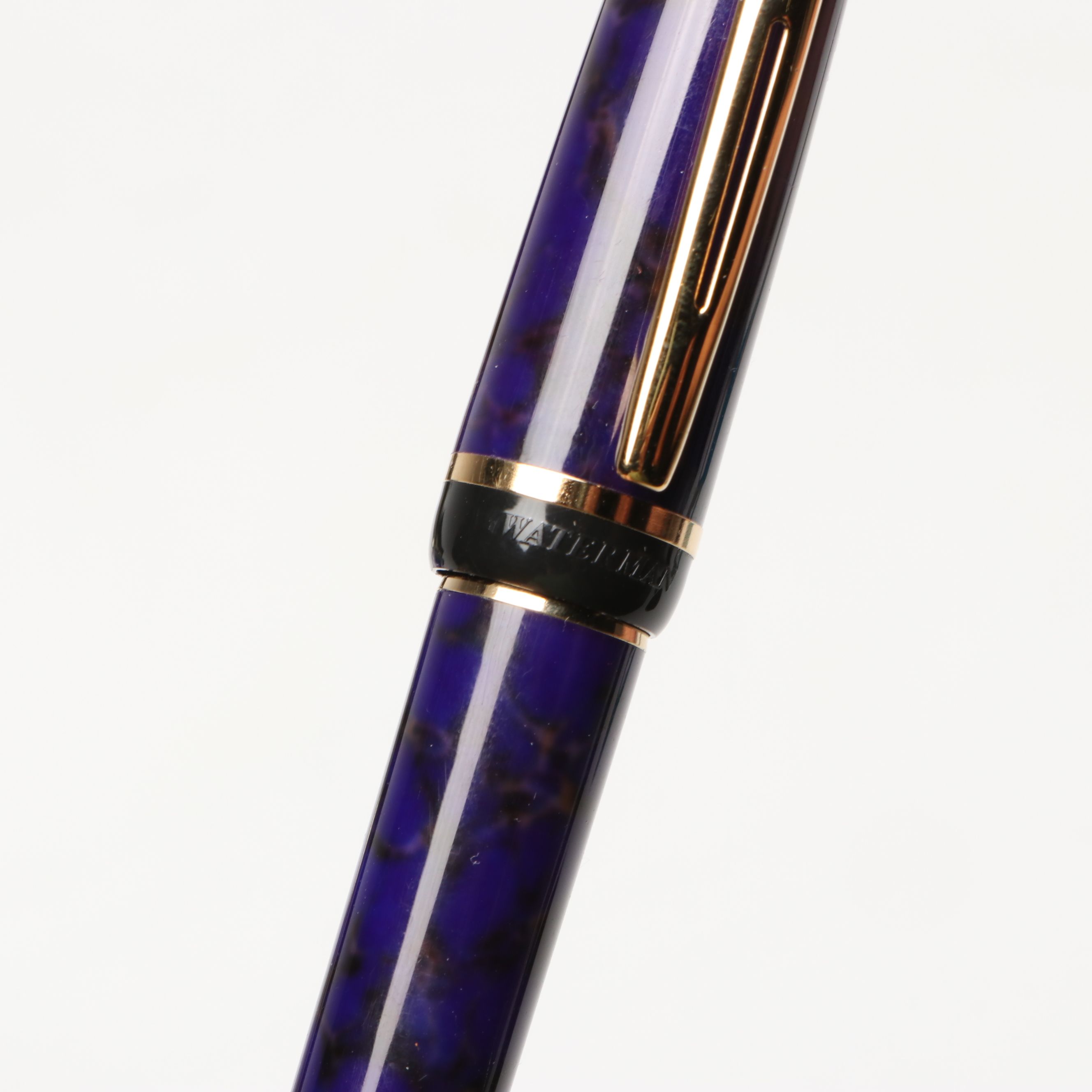 Cross, Reflections and Waterman Enameled Metal Pens with Cases