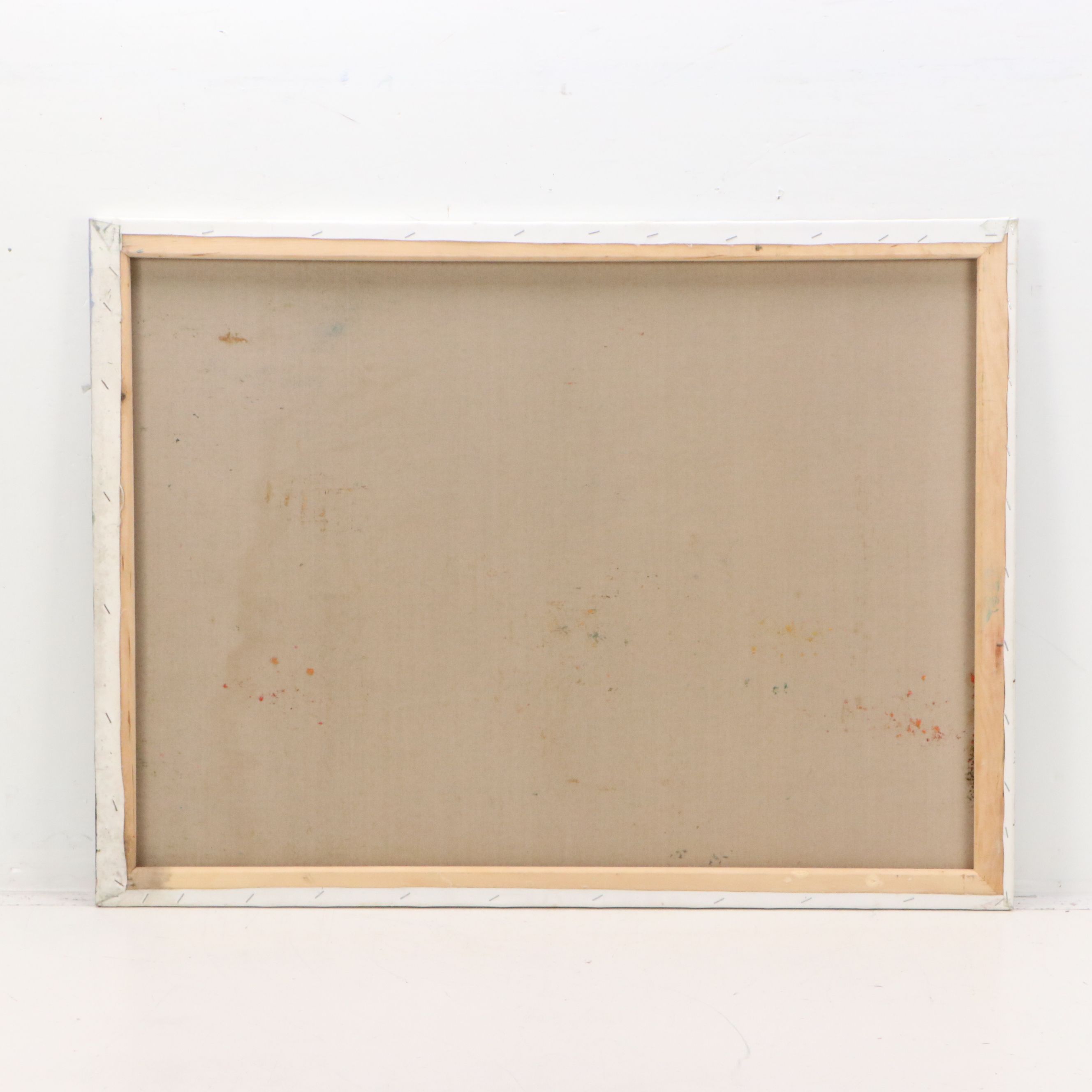 Oil Painting of Cozy Woodland Cottage, 21st Century