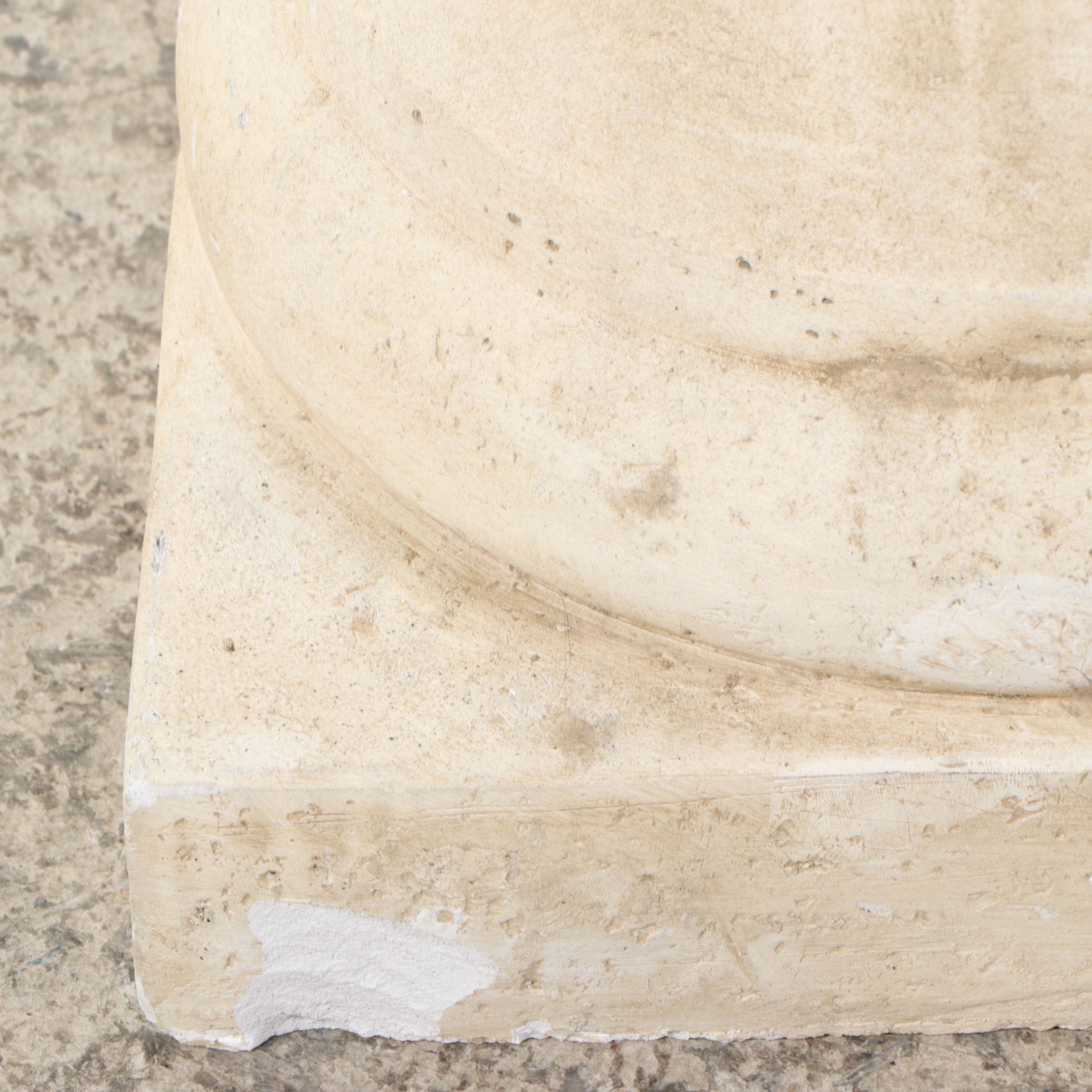 Neoclassical Style Plaster Column Pedestal