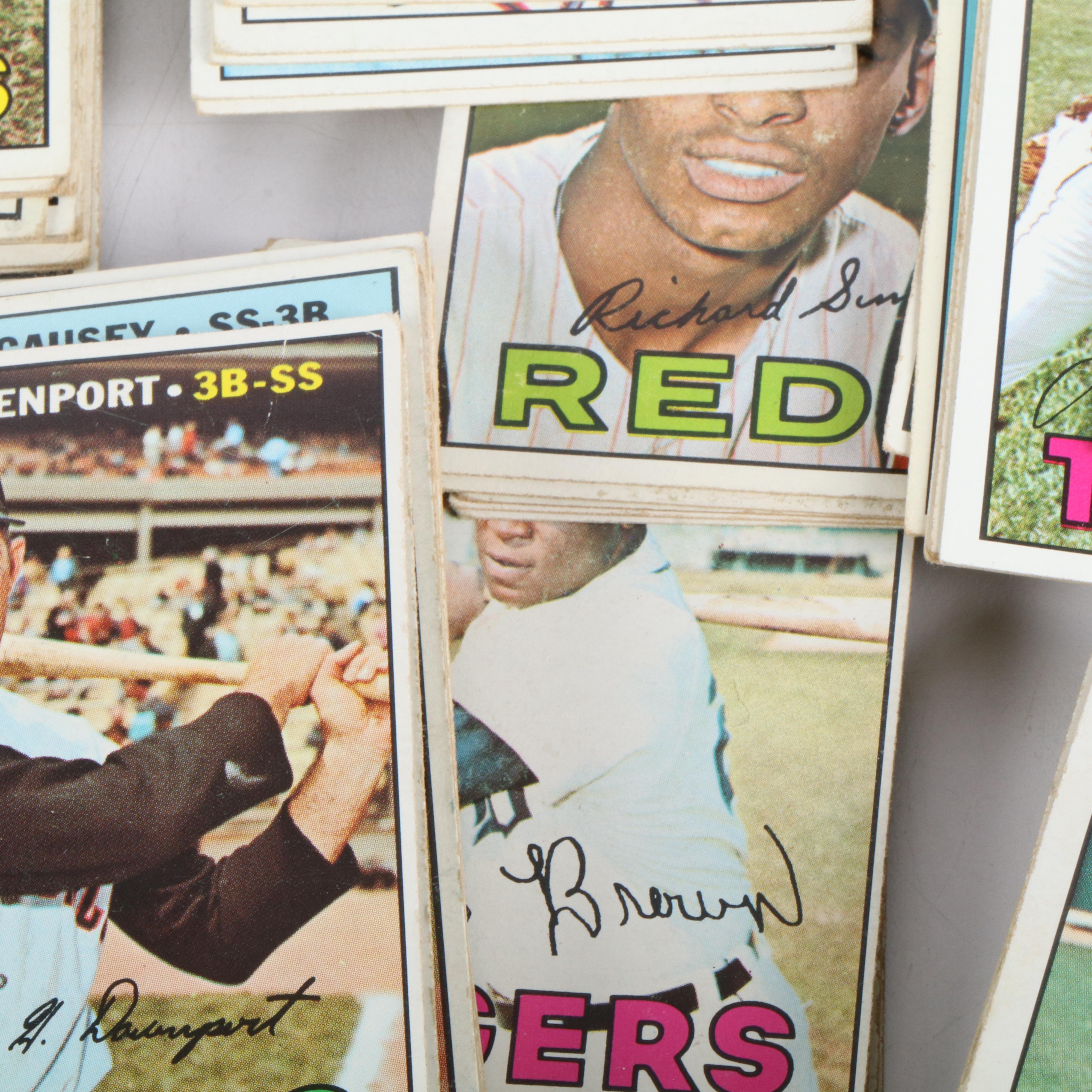 1967 Topps Baseball Cards Featuring Jim Kaat, Orlando Cepeda, and More