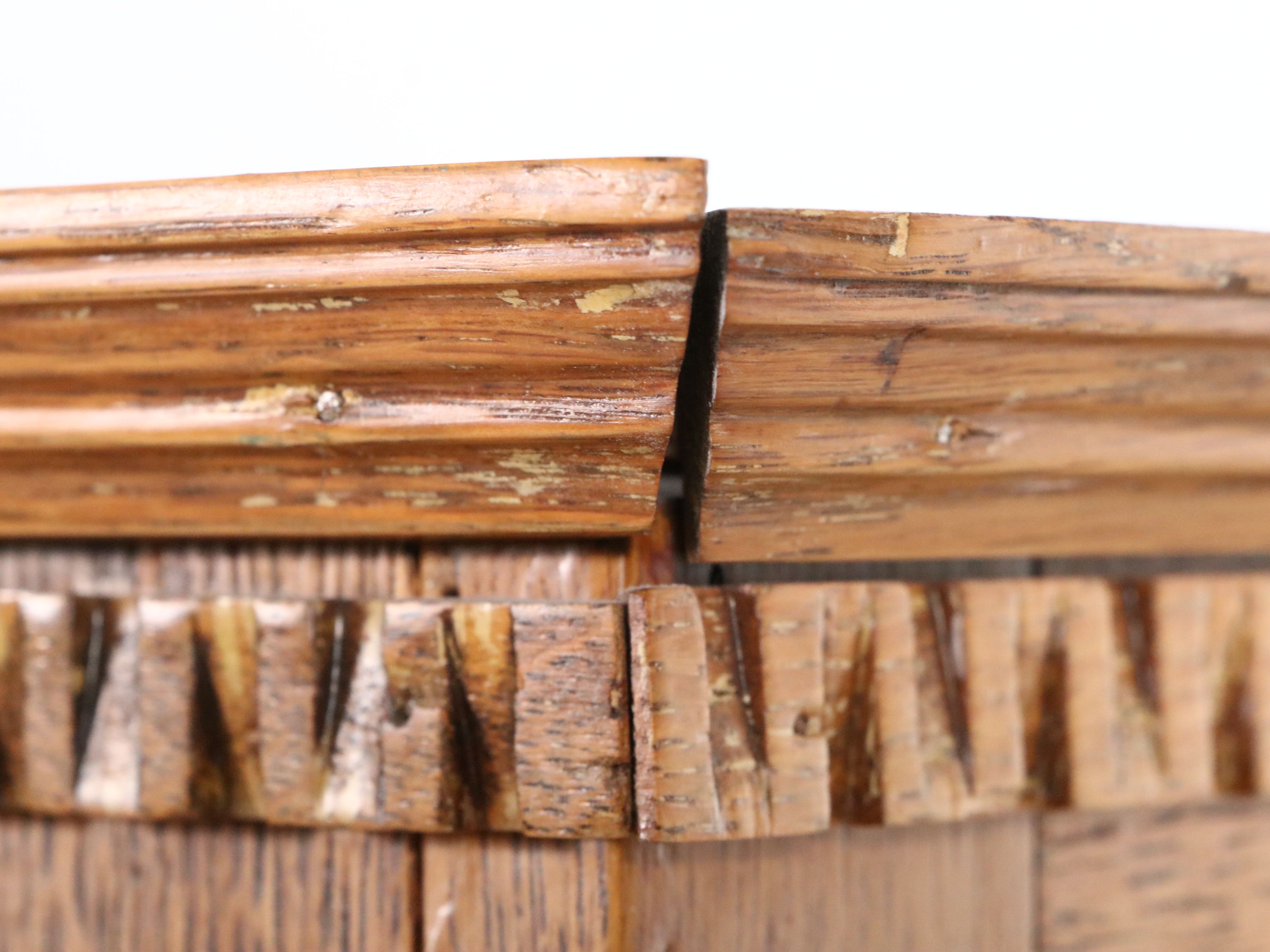 Macey Late Victorian Style Quartersawn Oak Roll-Top Secretary Desk