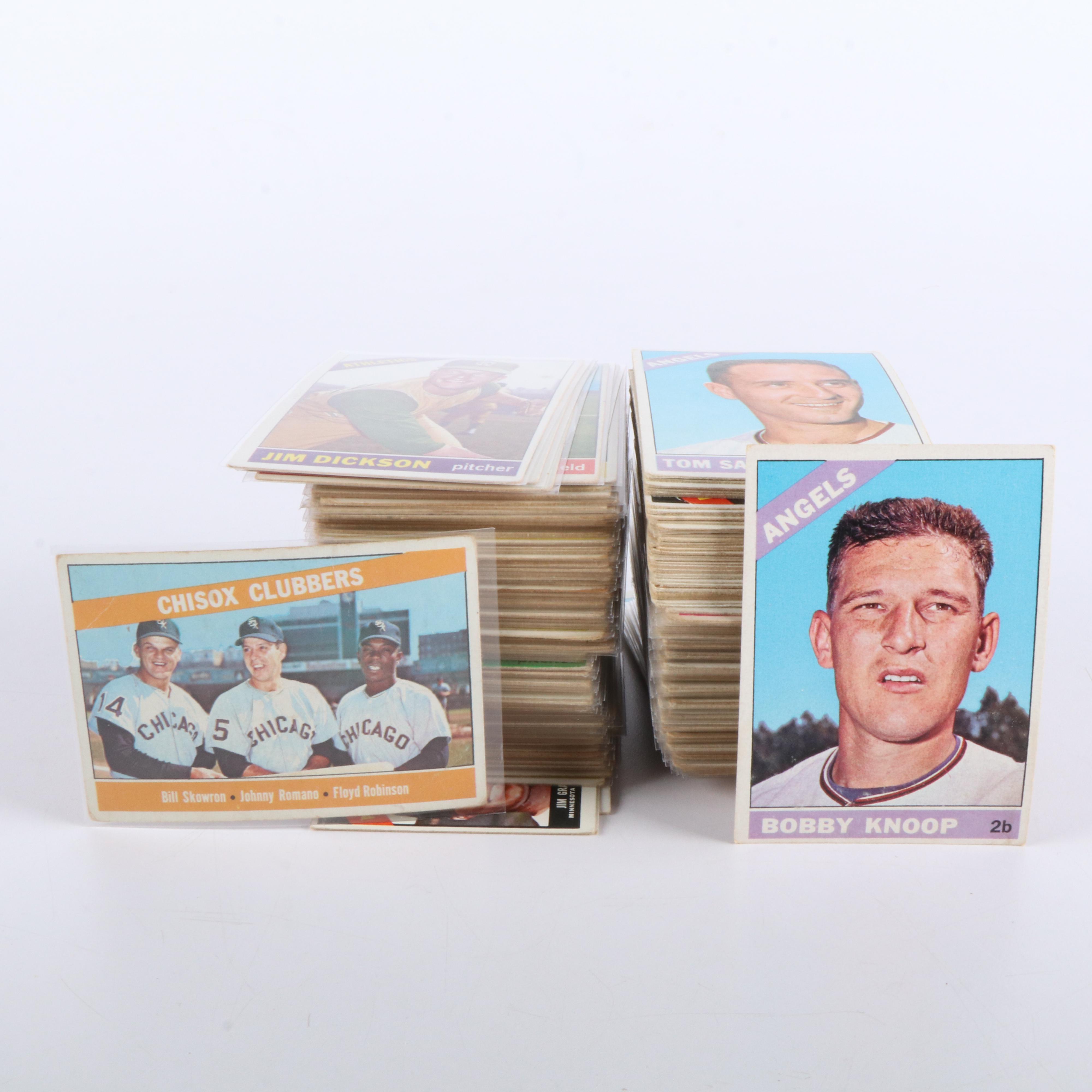 1966 Topps Baseball Cards Featuring Tommy Helms Rookie and More