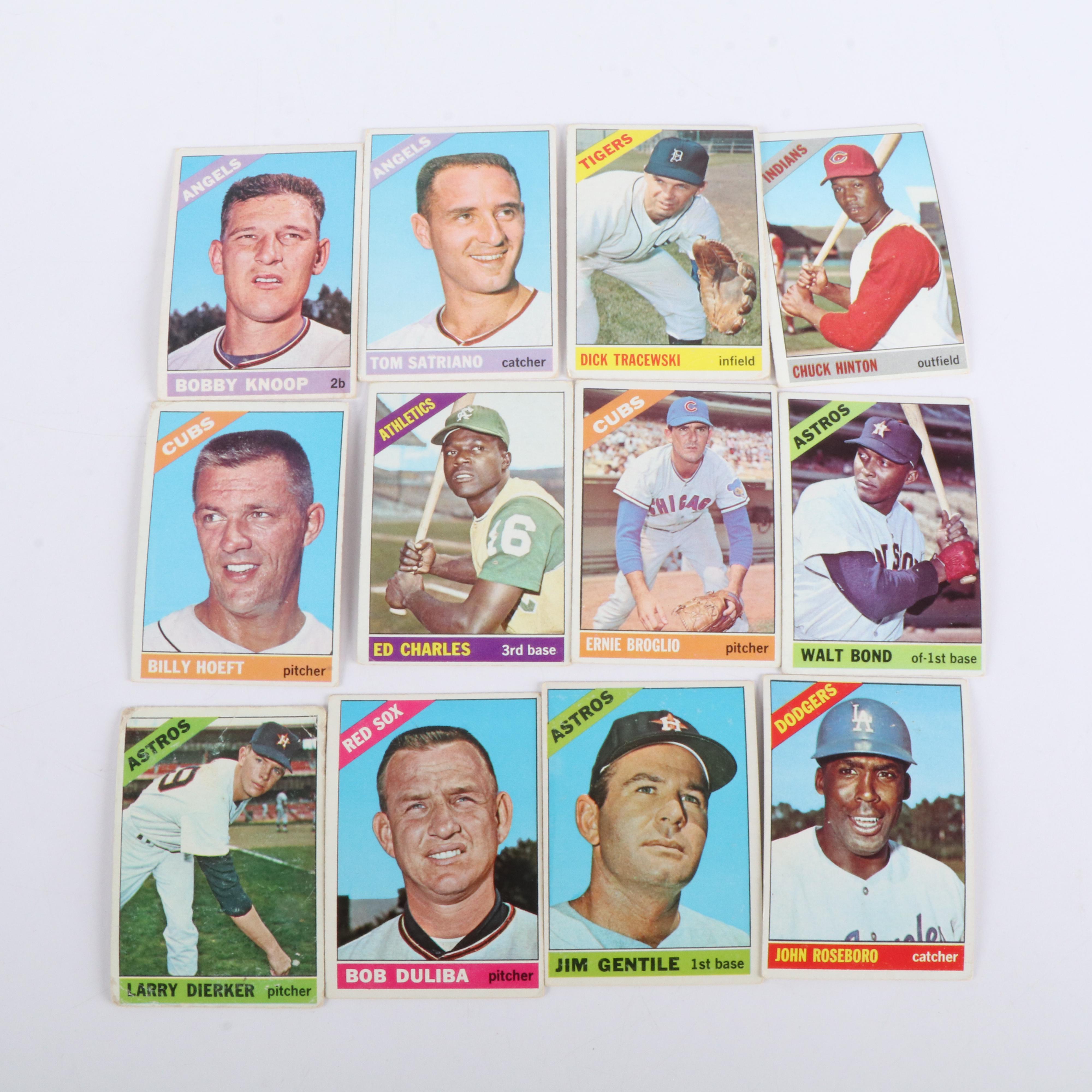 1966 Topps Baseball Cards Featuring Tommy Helms Rookie and More