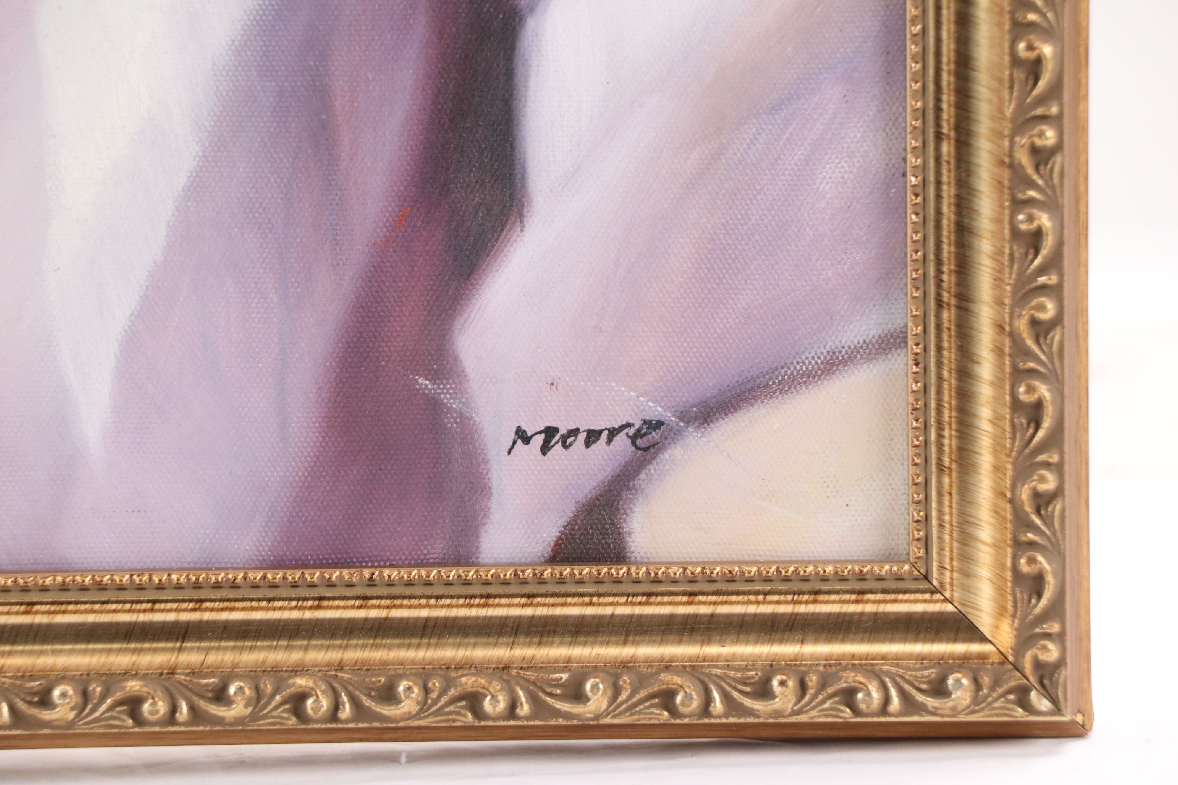 Oil Painting After Tamara de Lempicka "The Straw Hat," 21st Century